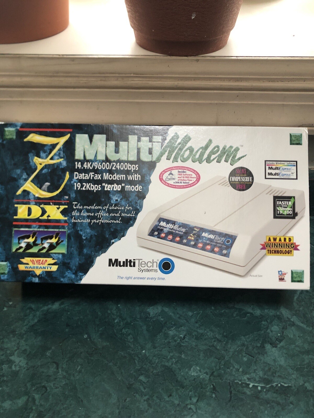 ZDX multi modem – 90’s Vintage Retro Original box
