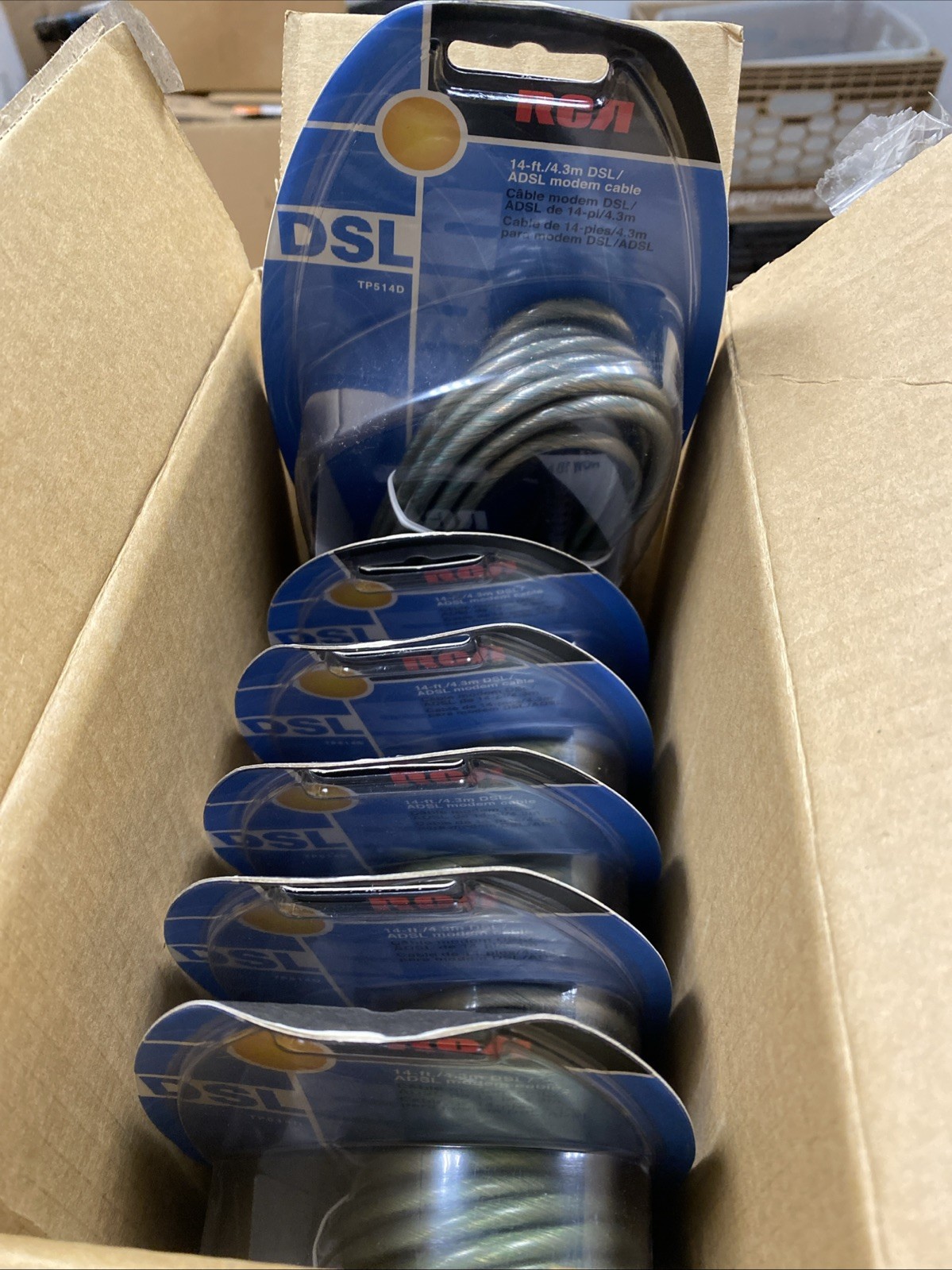 6 RCA 14ft. ADSL Modem Cable
