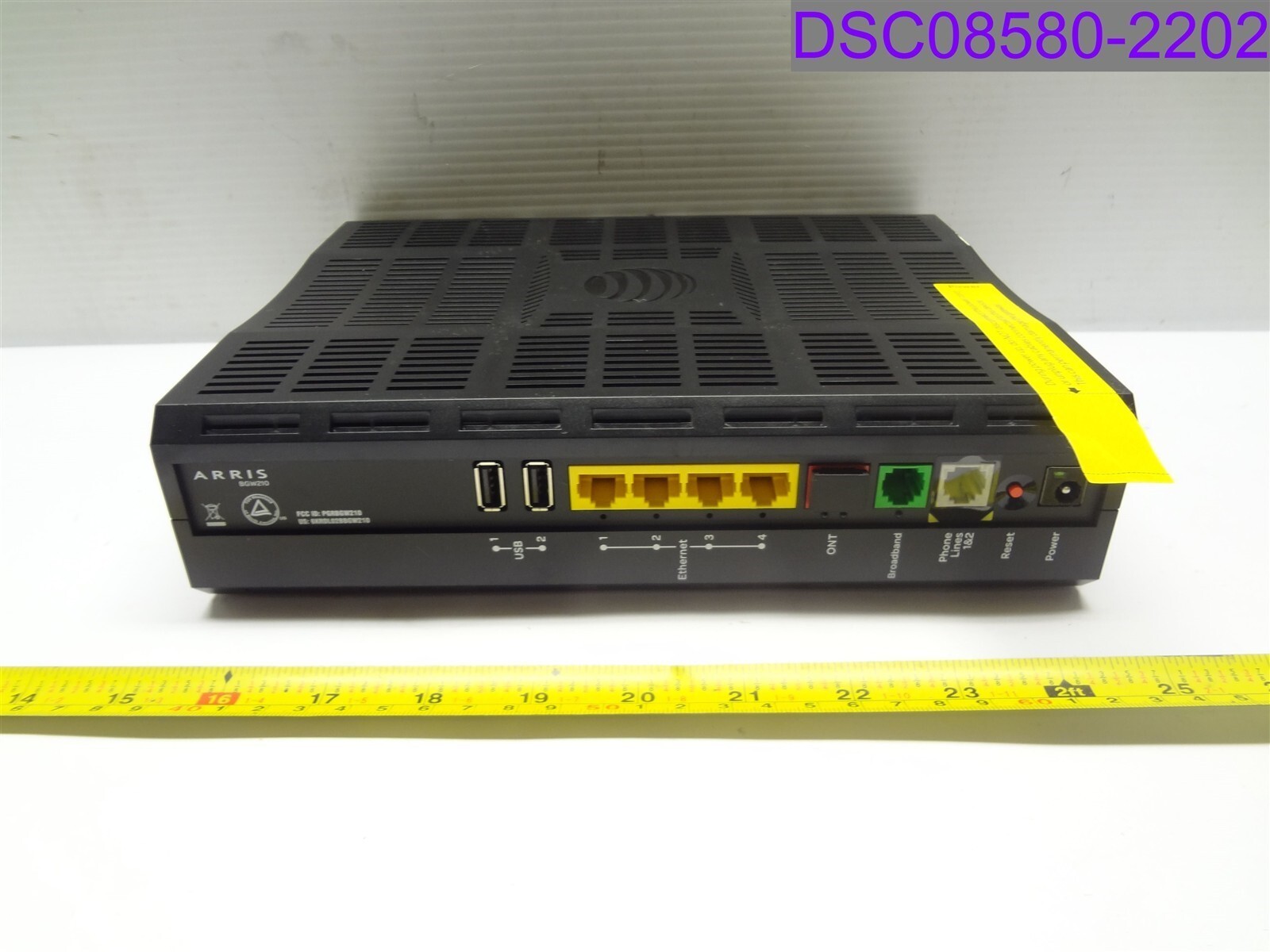 Used AT&T Gateway Modem Router NO CORDS P/N BGW210-700