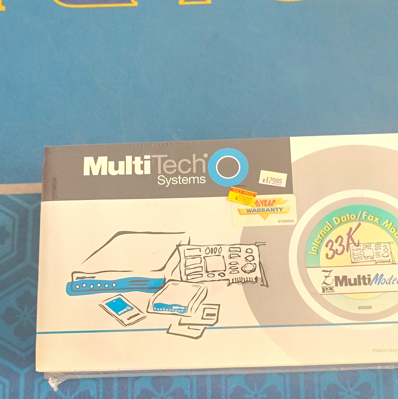 MultiTech Systems MultiModem ZPX 56K PCI Dial-Up Data/Fax Modem MT5634ZPX-PCI