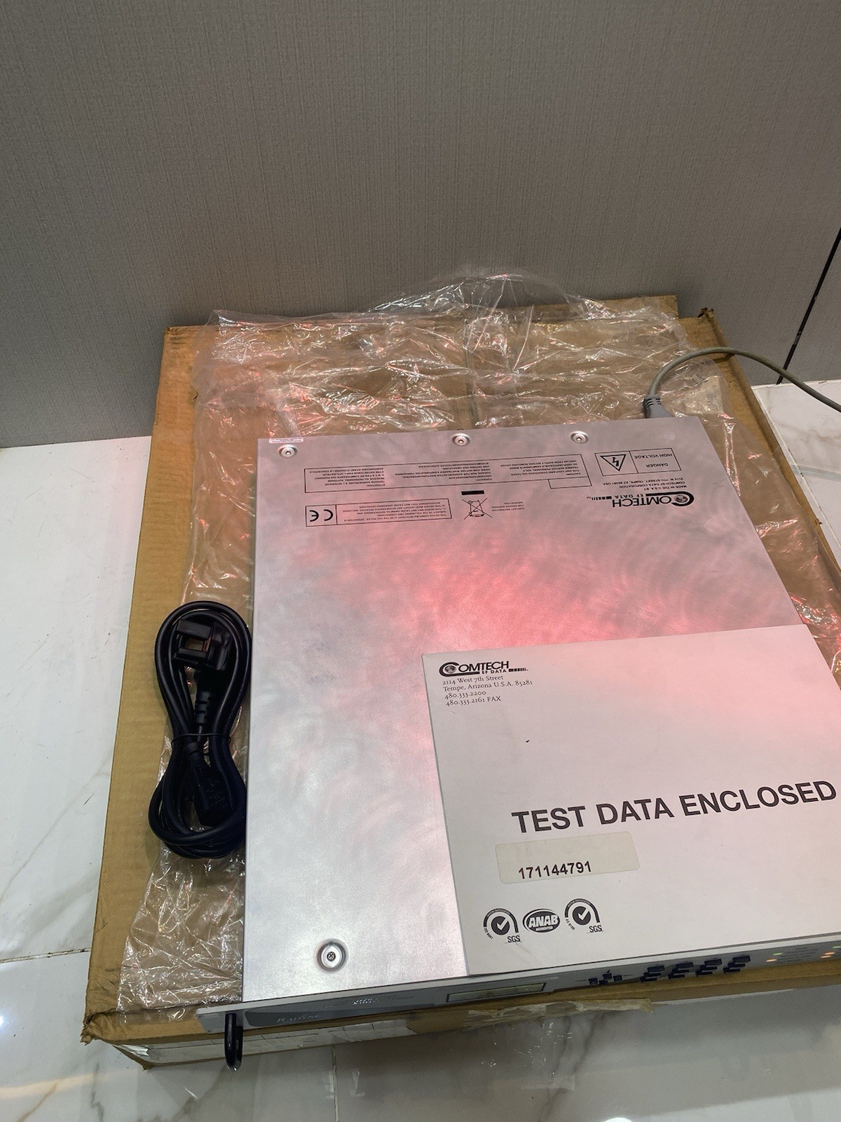 COMTECH EF DATA RADYNE DMD20 L-Band SATELLITE MODEM DMD20LBST0-227