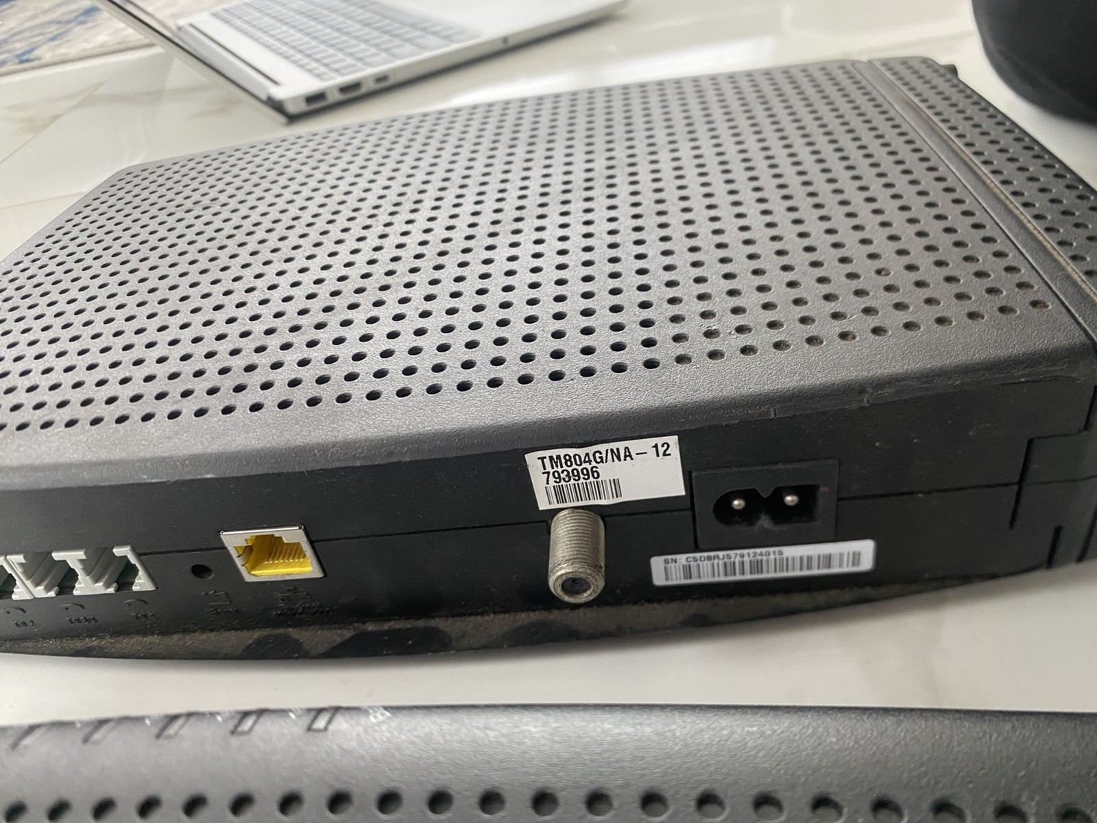 ARRIS TM804G TOUCHSTONE BLACK MODEM TM04DHD804 LOT OF 2 USED