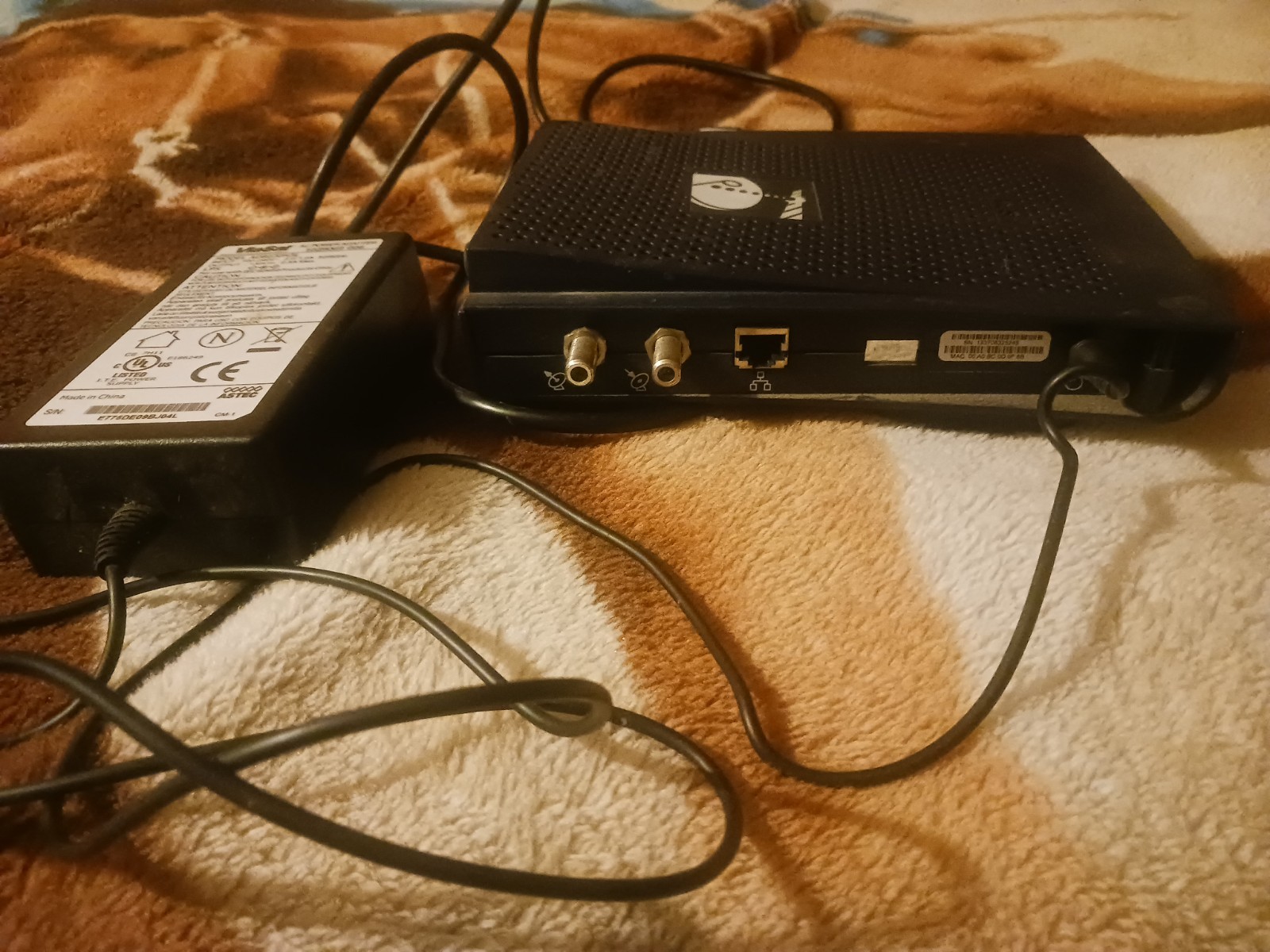 Viasat Surfbeam 2 Satellite Modem with Power Adapter and Power Cord