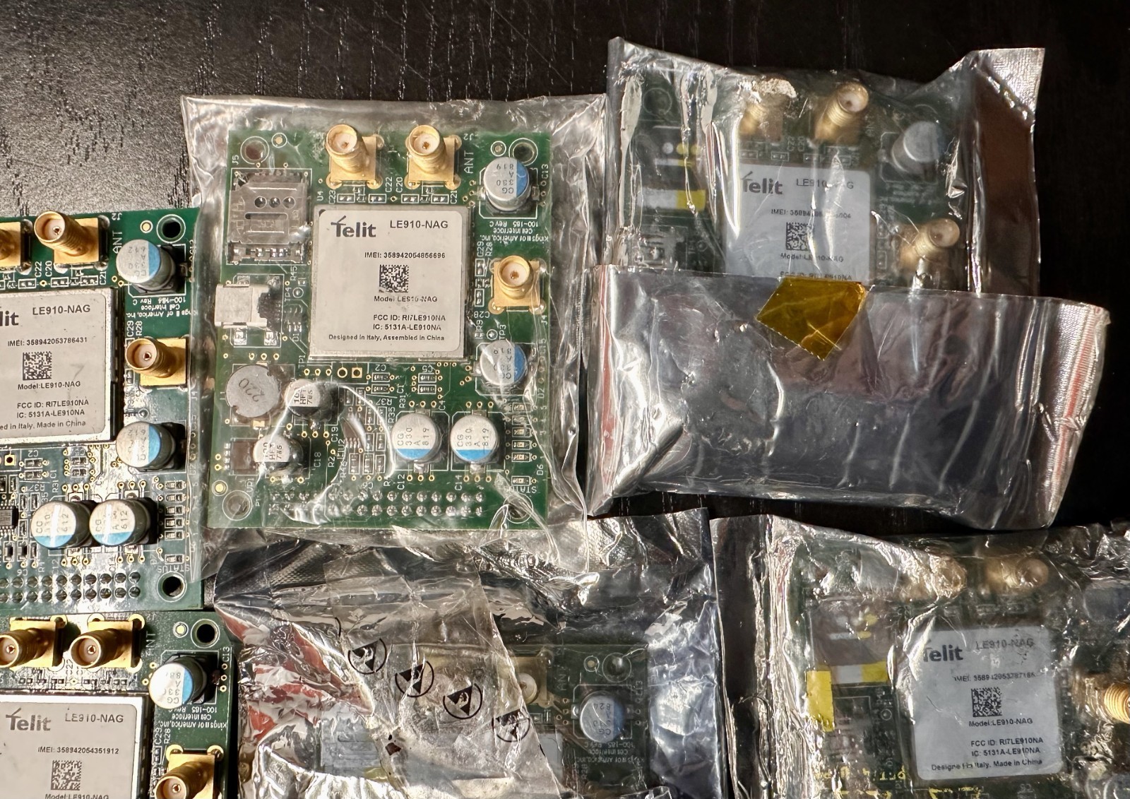 Lot of 12 Telit LE910-NAG LTE 4G Modem Development Boards AS-IS