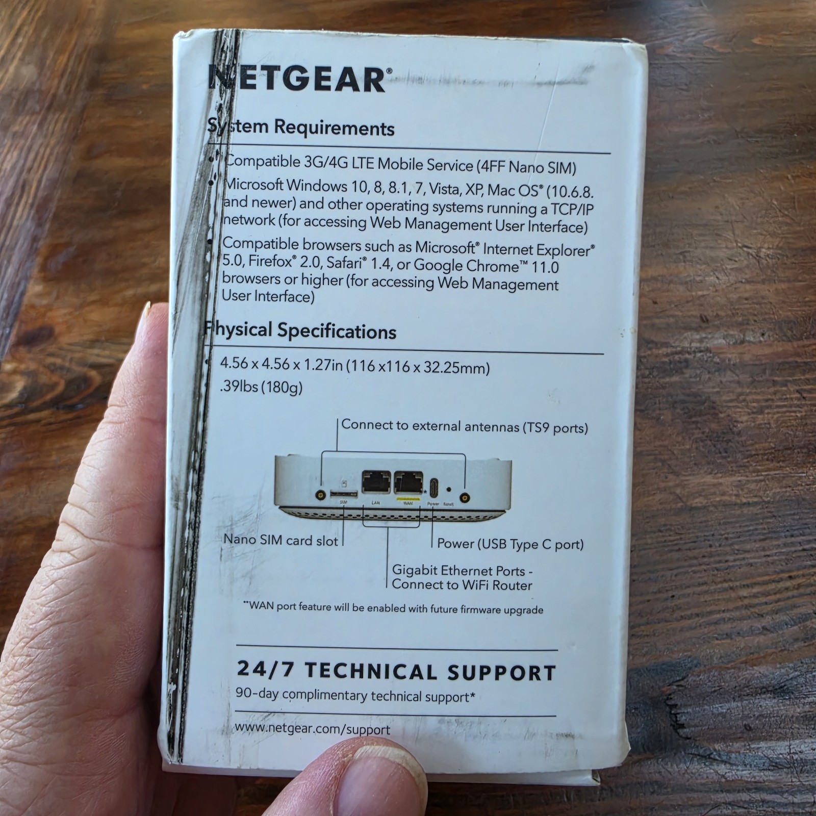 NETGEAR 4G LTE Broadband Modem LM1200 Complete In Box Fast And Reliable