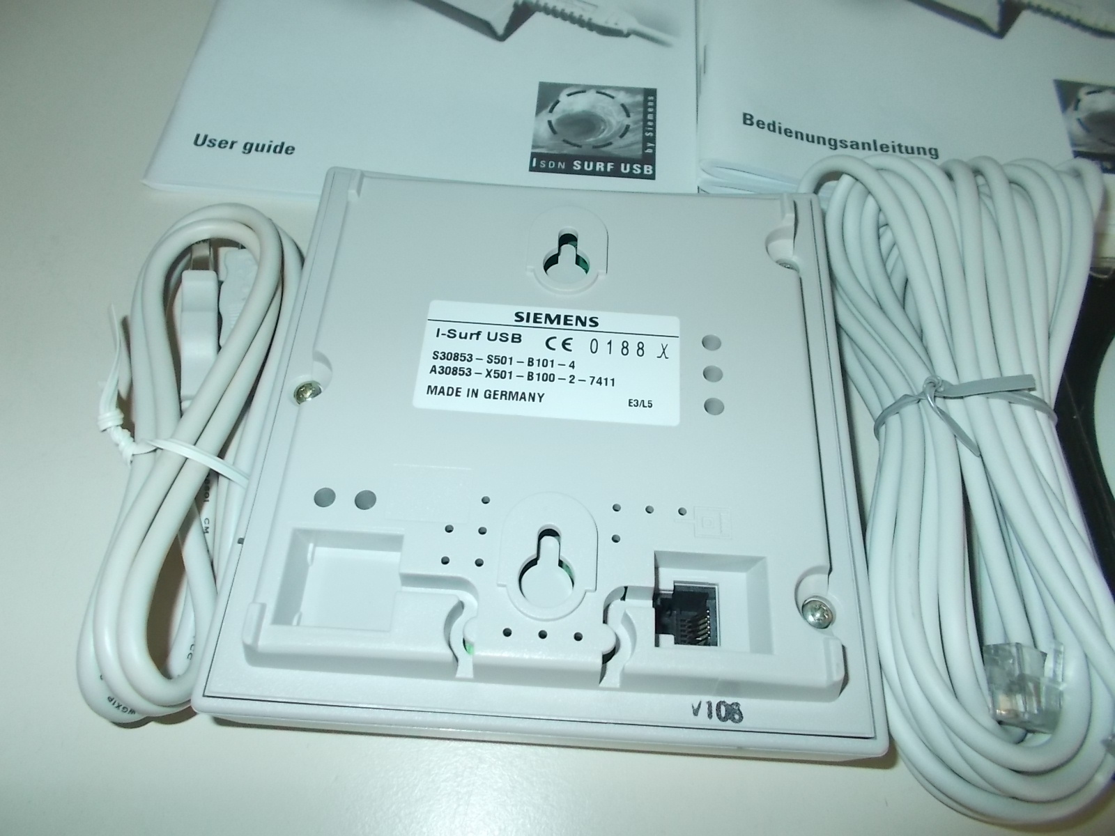 Siemens I-Surf USB, ISDN Modem, Includes Cable / Instructions / CD. #K-481-02