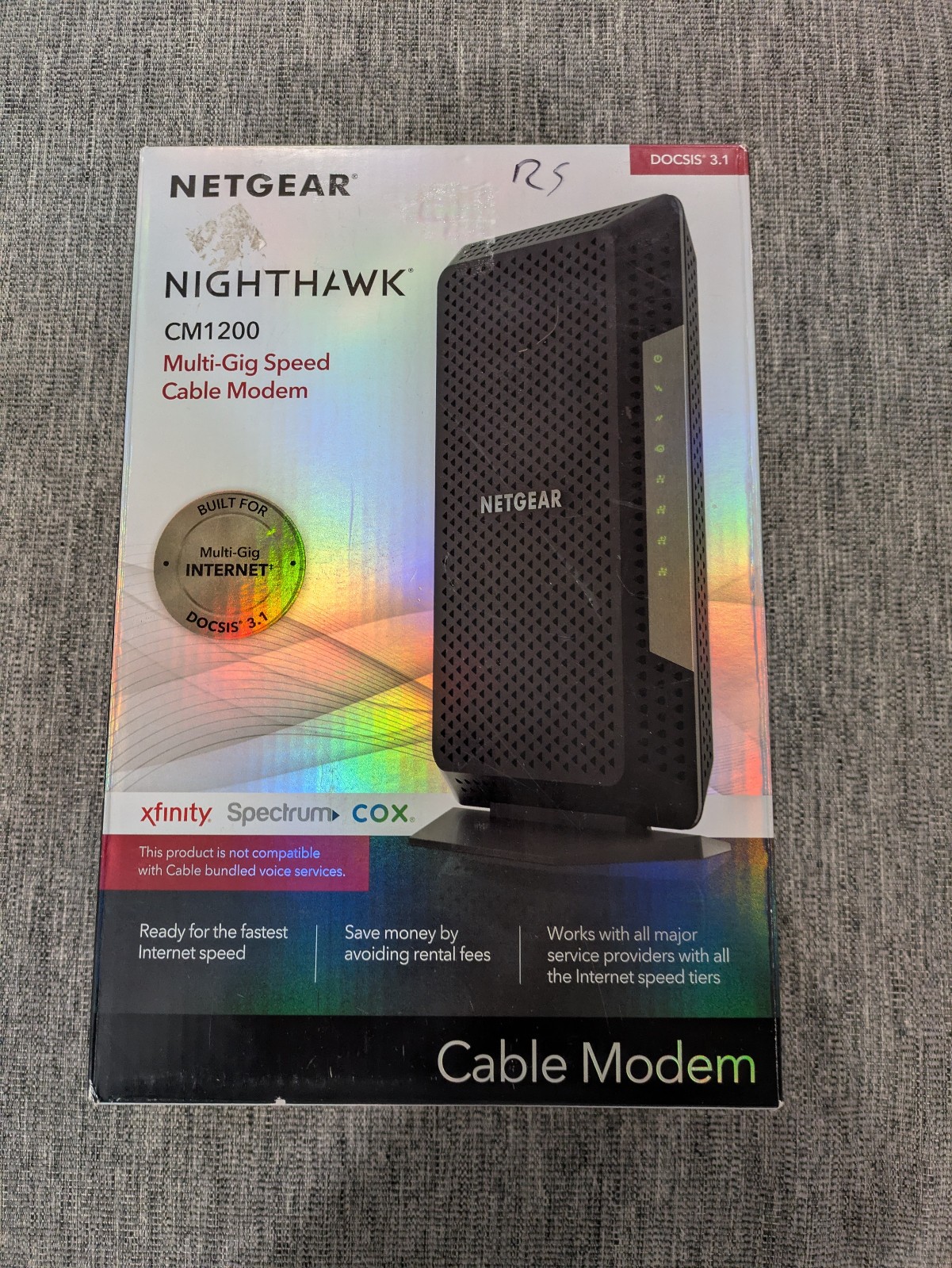 NETGEAR Nighthawk CM1200-100NAS DOCSIS 3.1 Cable Modem