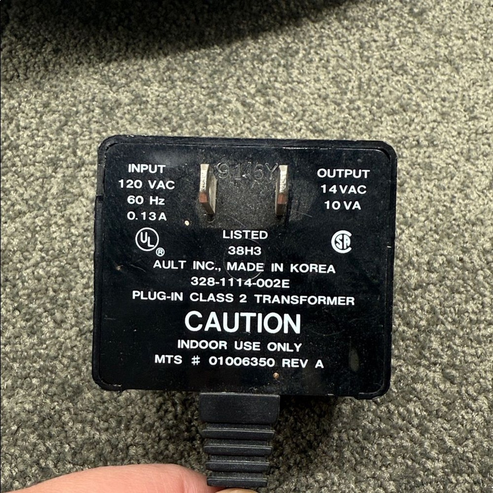 MultiTech Systems MultiModem MT224BA Modem Powers On Cords: Power & Connection
