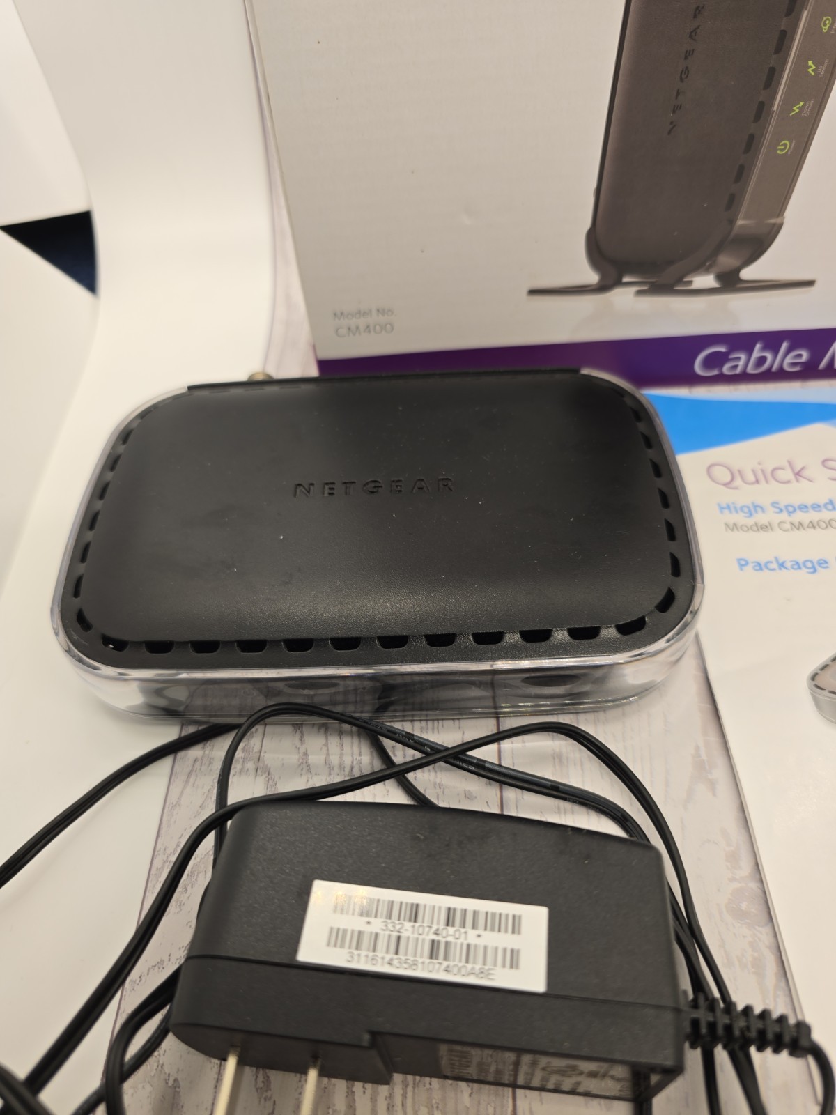 NETGEAR CM400 HIGH SPEED CABLE MODEM