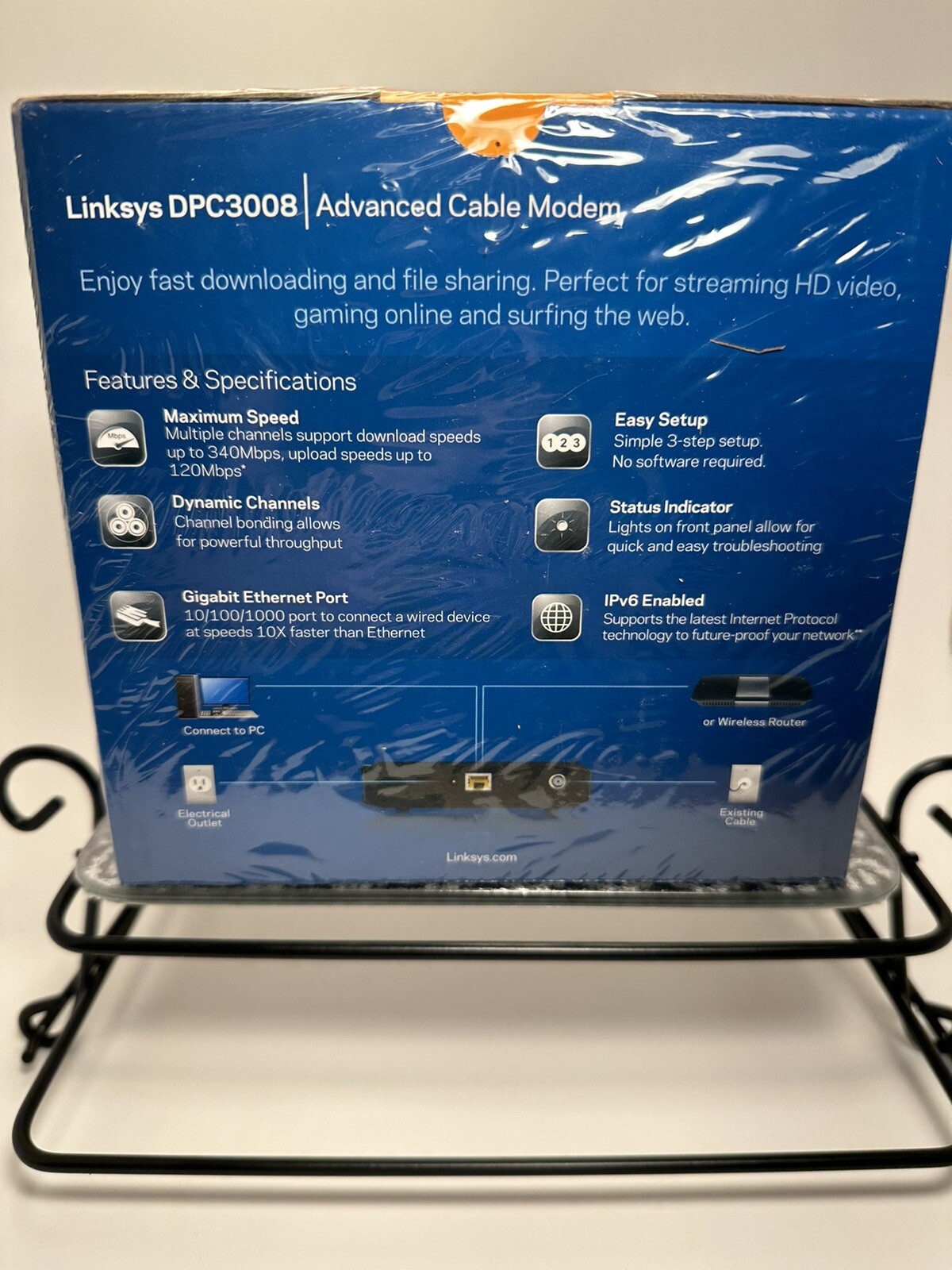 LINKSYS DPC3008 Advanced Cable Modem Comcast Certified Only New Sealed In Box