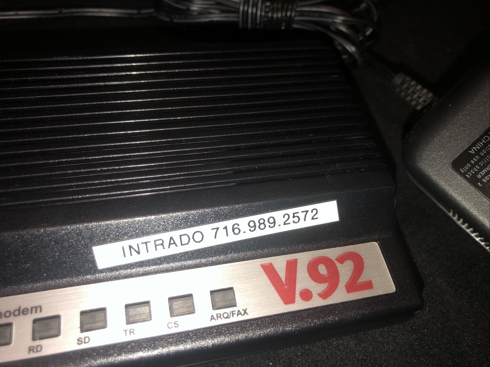 US Robotics Modem Model 5686 V.92