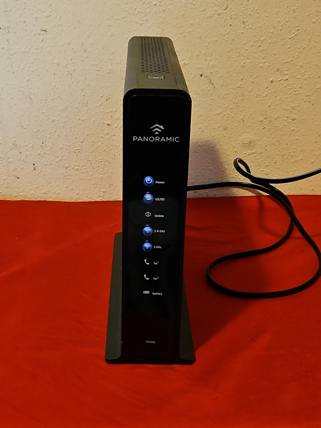 Arris Panoramic TG1682G Modem Wireless Dual Band Router w/ Power Cord – TESTED