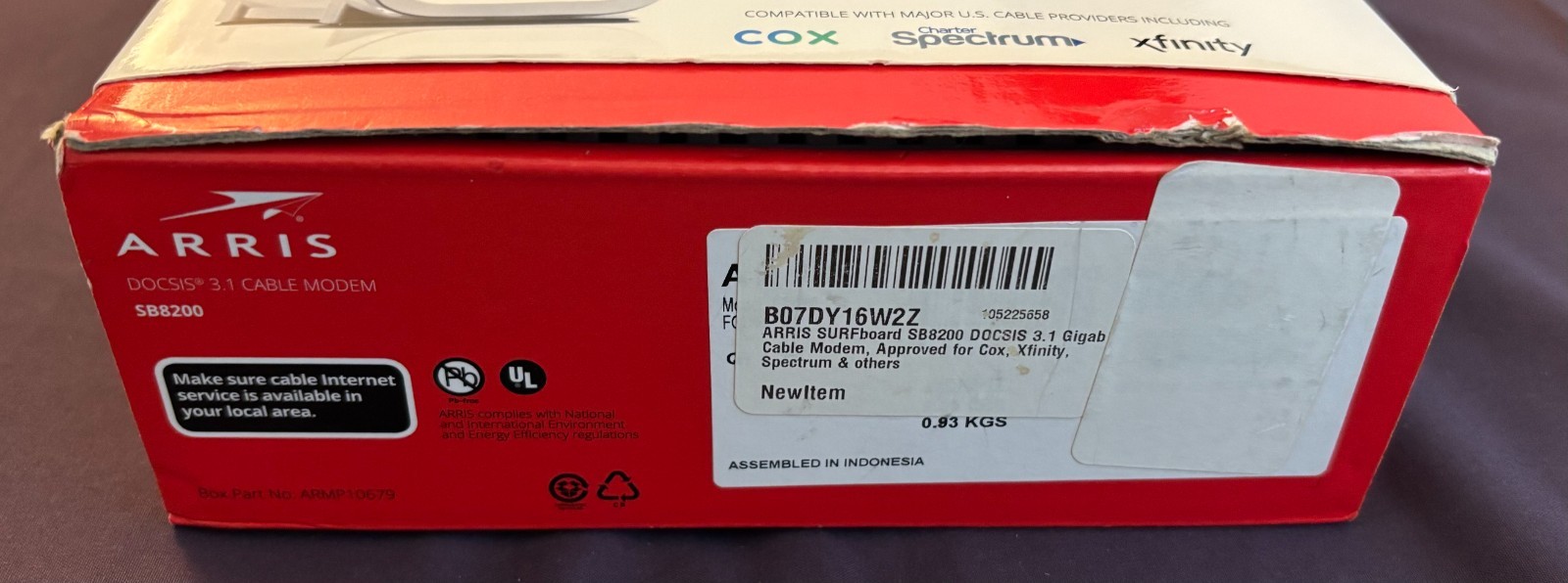 arris surfboard sb6813 docsis 3.1 cable modem