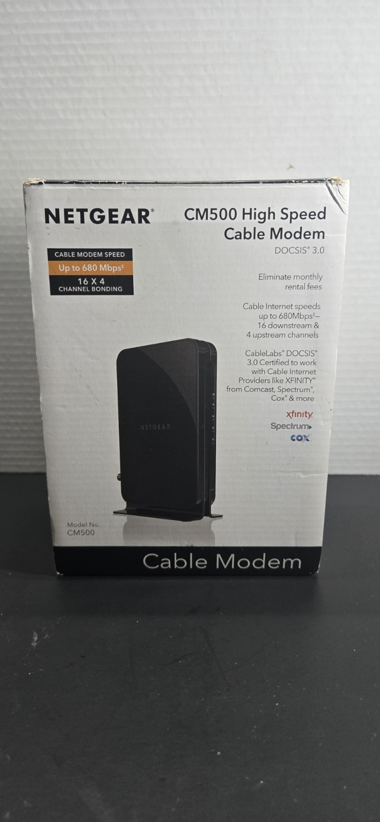 Netgear CM500 Docsis 3.0 High Speed Cable Modem Cox Xfinity Original