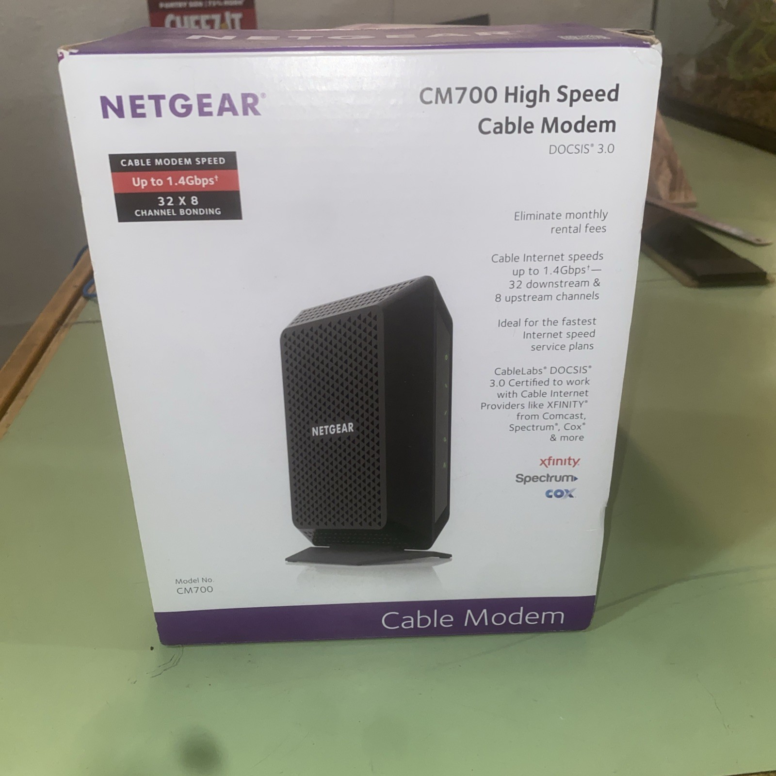 NETGEAR CM700 Brand New High Speed Cable Modem DOCSIS 3.0