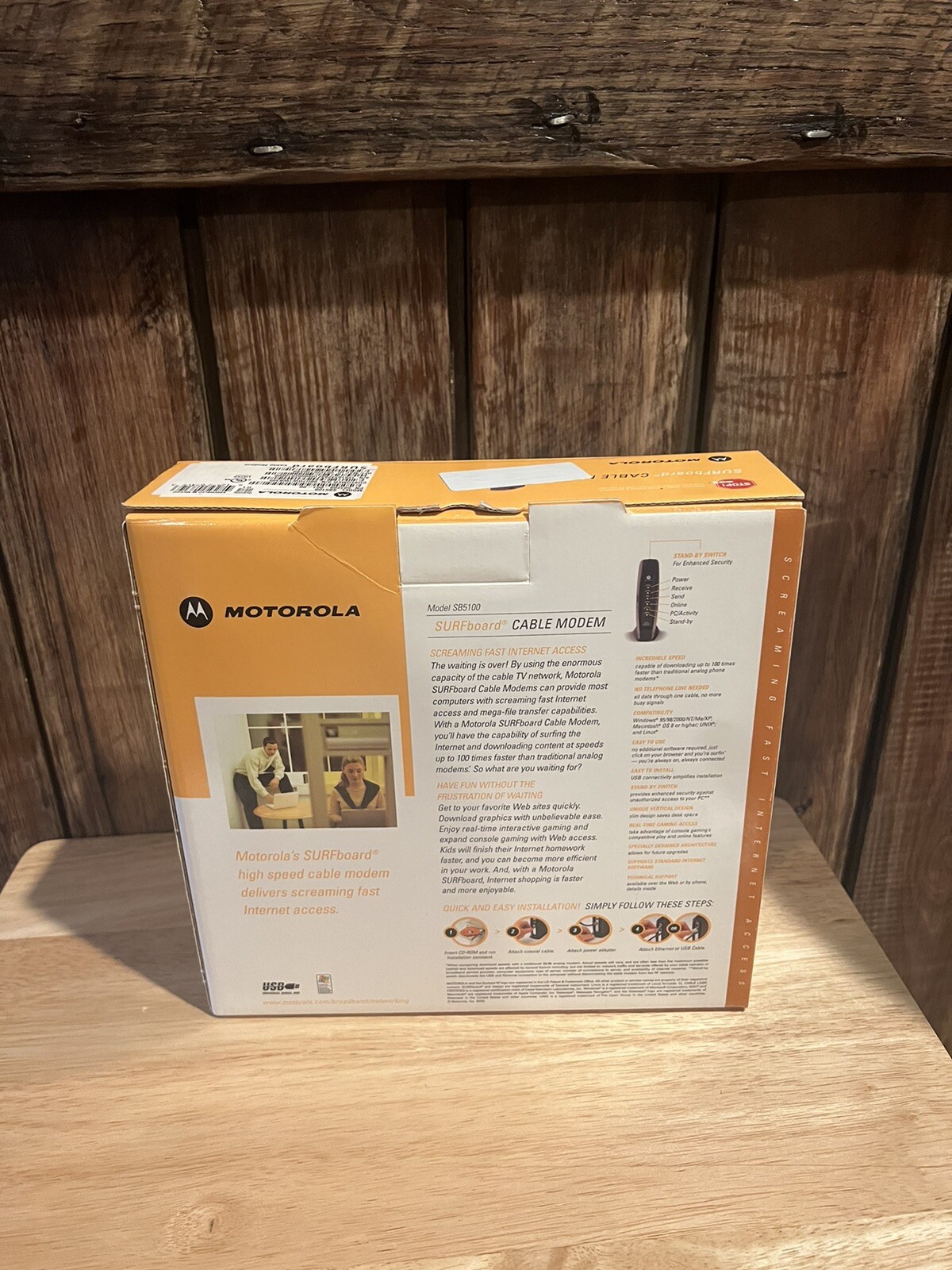 Motorola SURFboard SB5100 Cable Modem 500887-025-00 – Free Shipping