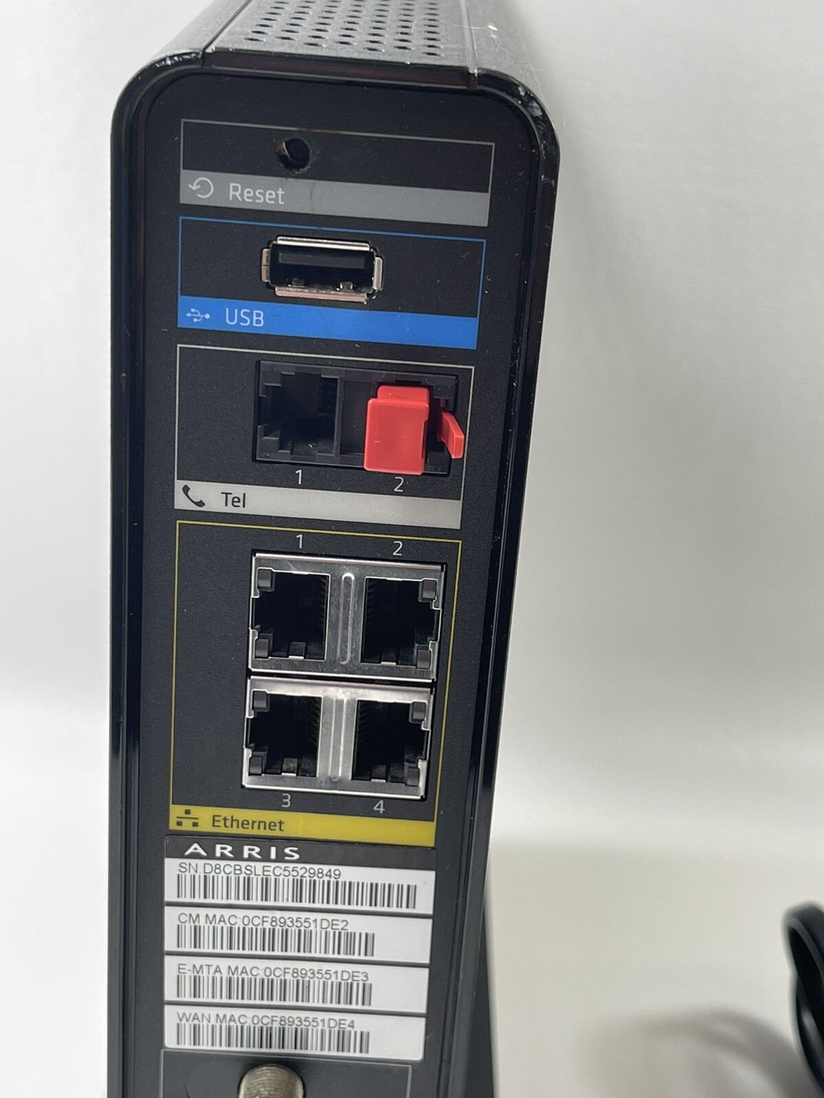🔥 ARRIS TG862G/CT Wireless Gateway Modem 🔥 Tested!