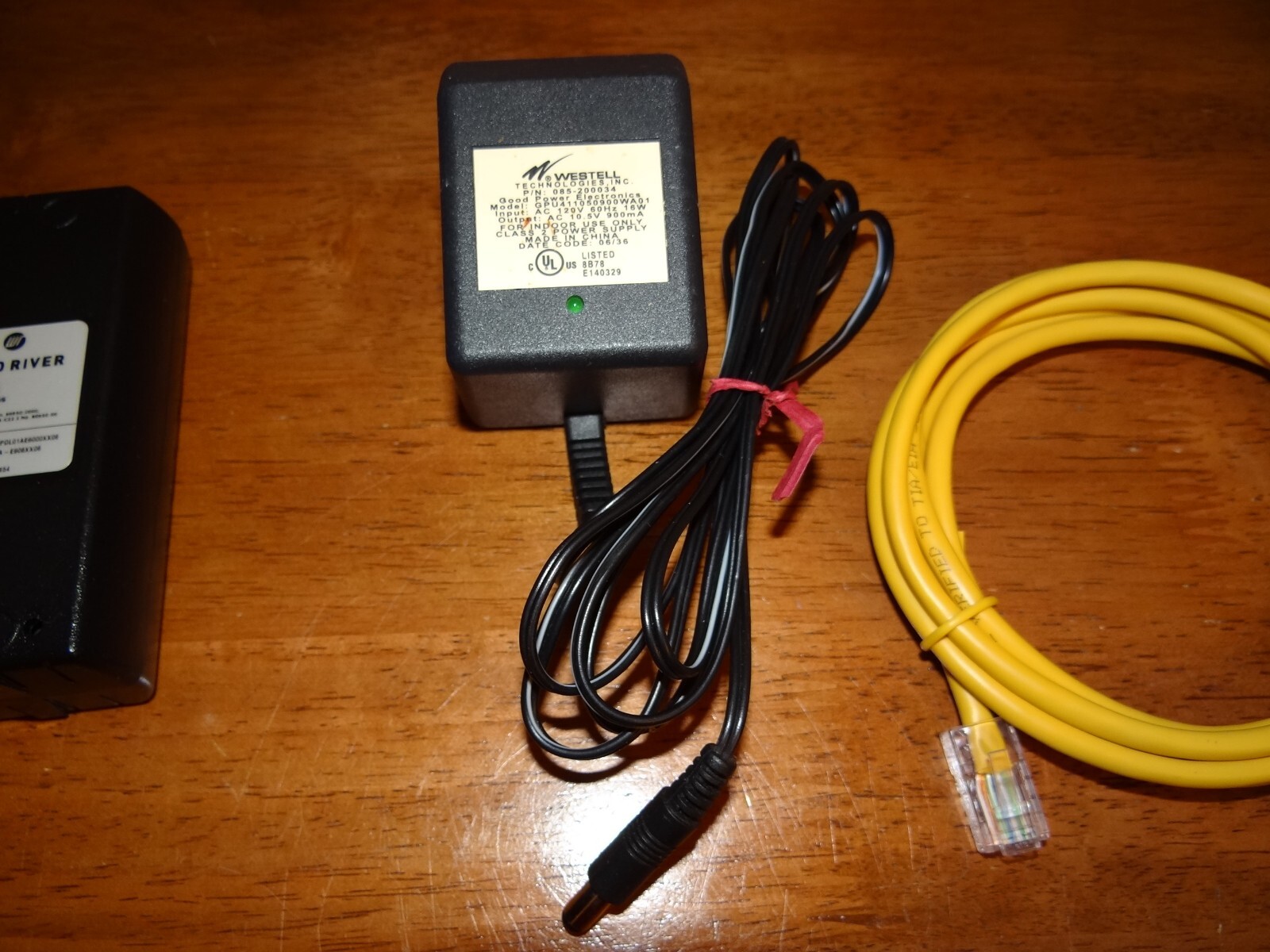 Westell/Wind River Model 6100 DSL2+ Router E90-610015-06 w/ AC Adapter,Ethernet