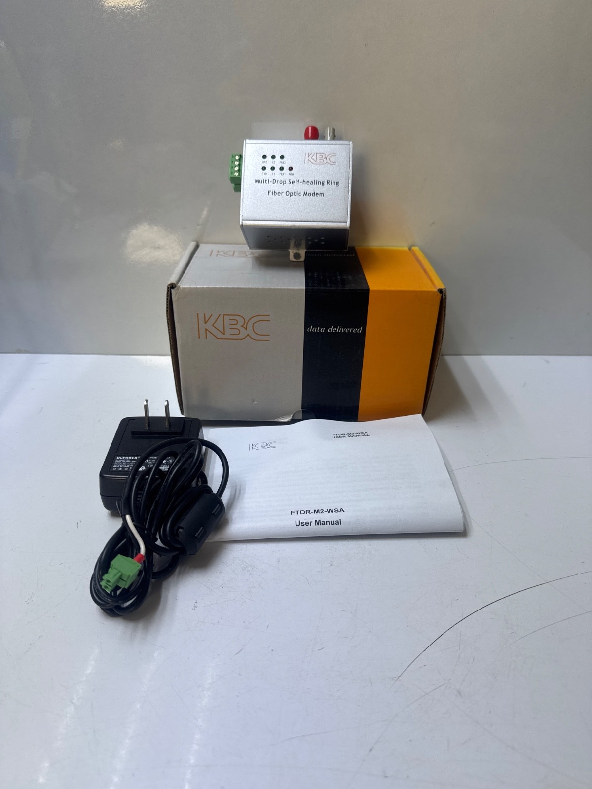 KBC FTDR-M2-WSA Multi-Drop Self-healing Ring Fiber Optic Modem