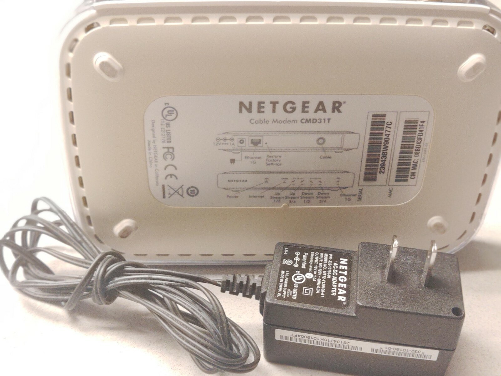 NETGEAR DOCSIS 3.0 – High Speed Cable Modem (CMD31T)