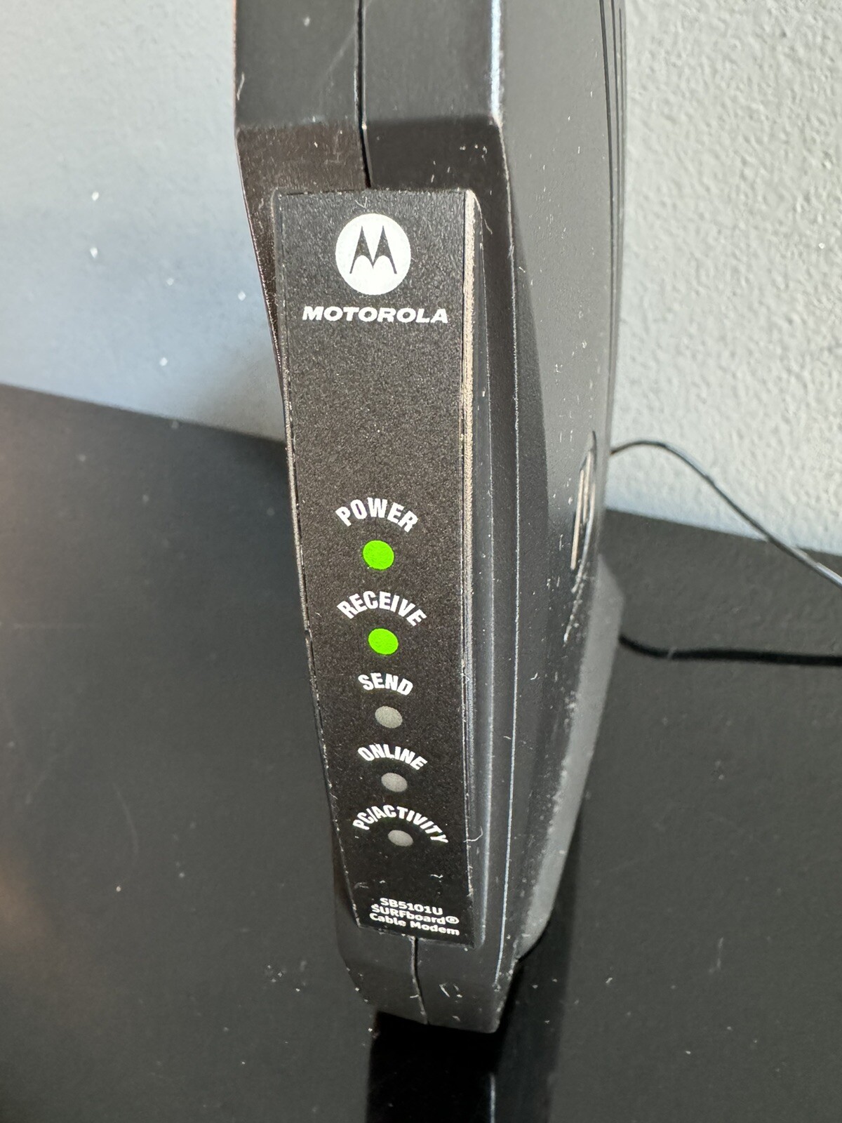 Motorola SURFboard Cable Modem & Power Supply SB5101U – 563452-001-00 – 38 Mbps