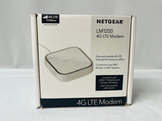 Netgear LM1200 4G LTE Modem- NEW/SEALED