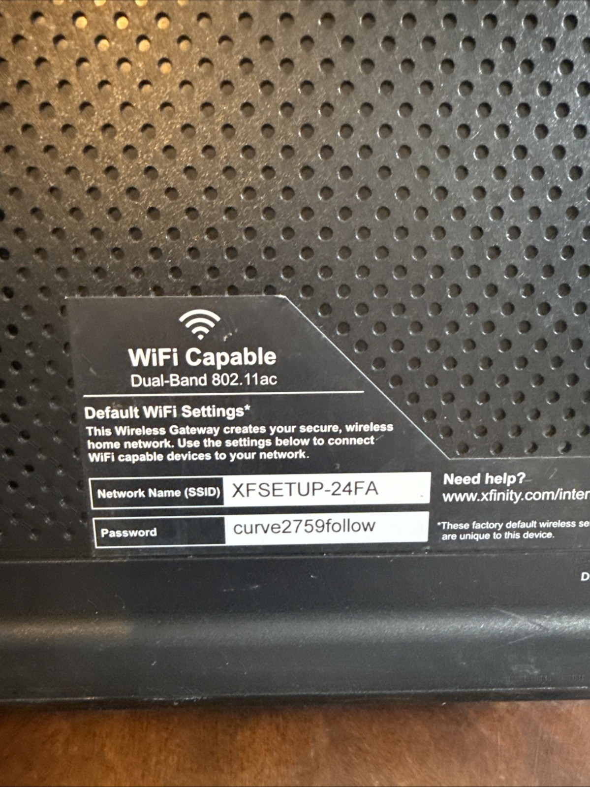 Xfinity Arris TG1682G Modem Router
