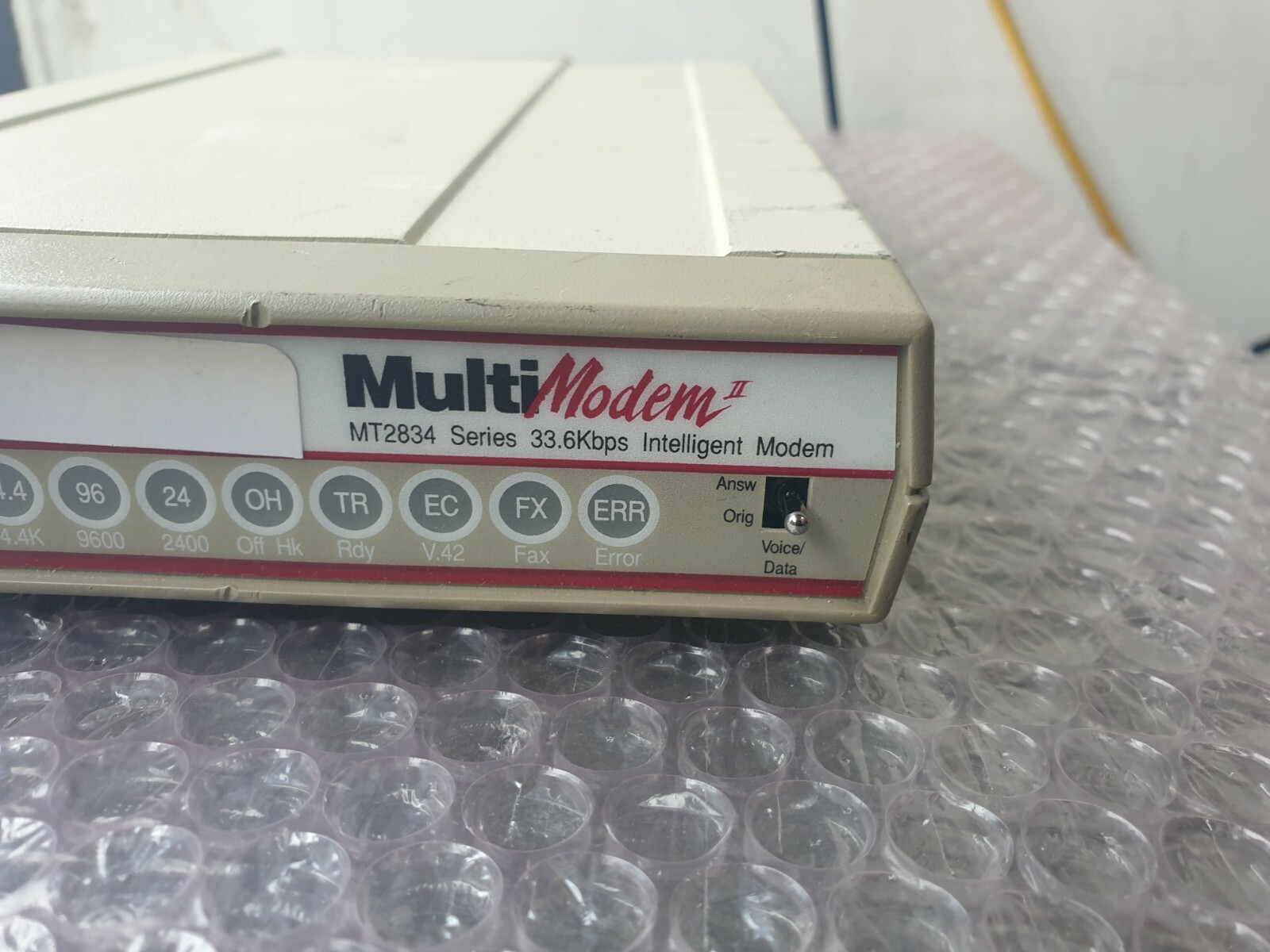 MULTITECH MT2834 MT2834BL 33.6KBPS INTELLIGENT MODEM W/ EIA RS232C CABLE (R6S-1.