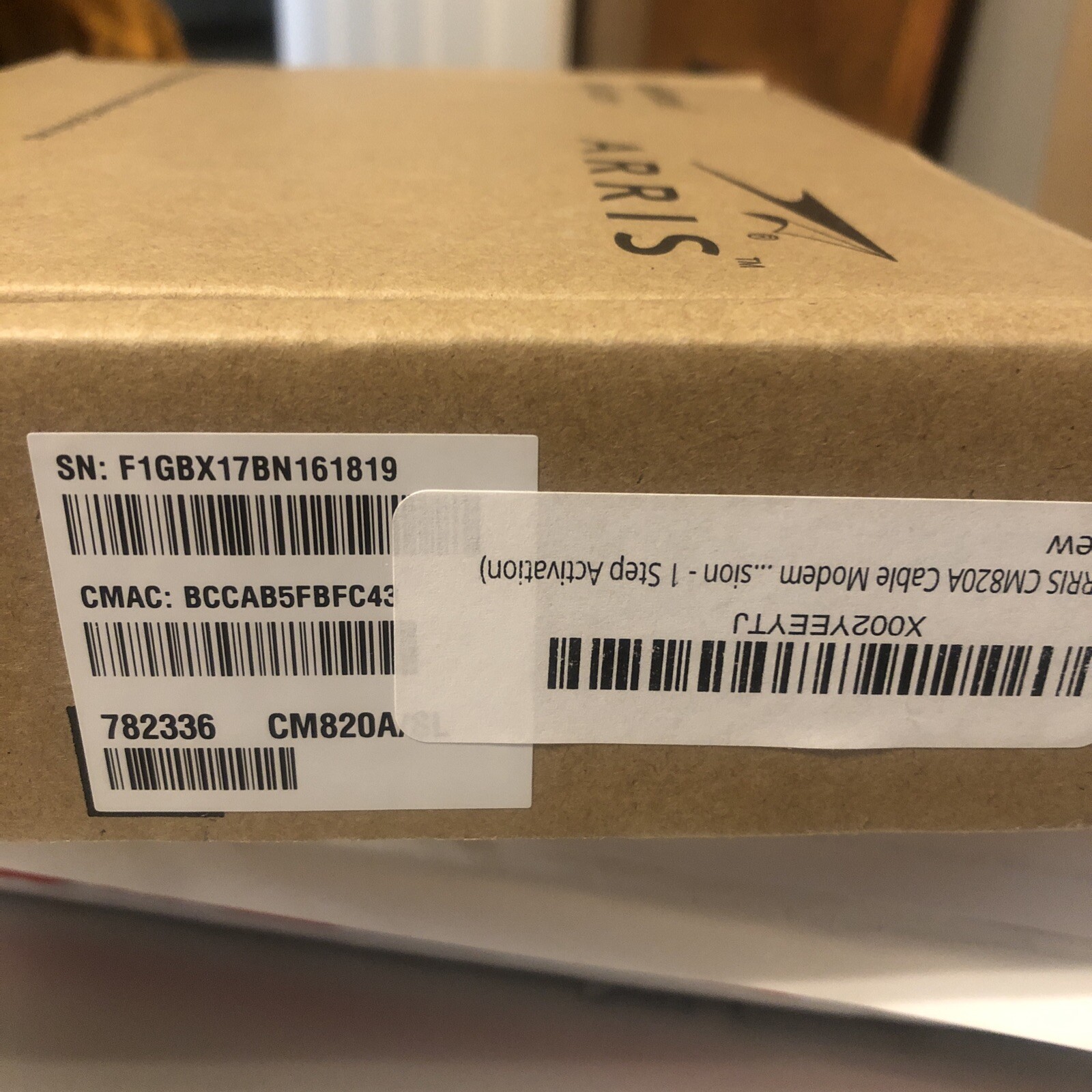 Arris Cable Modem CM820A DOCSIS 3.0 CM820A/SL Open Box