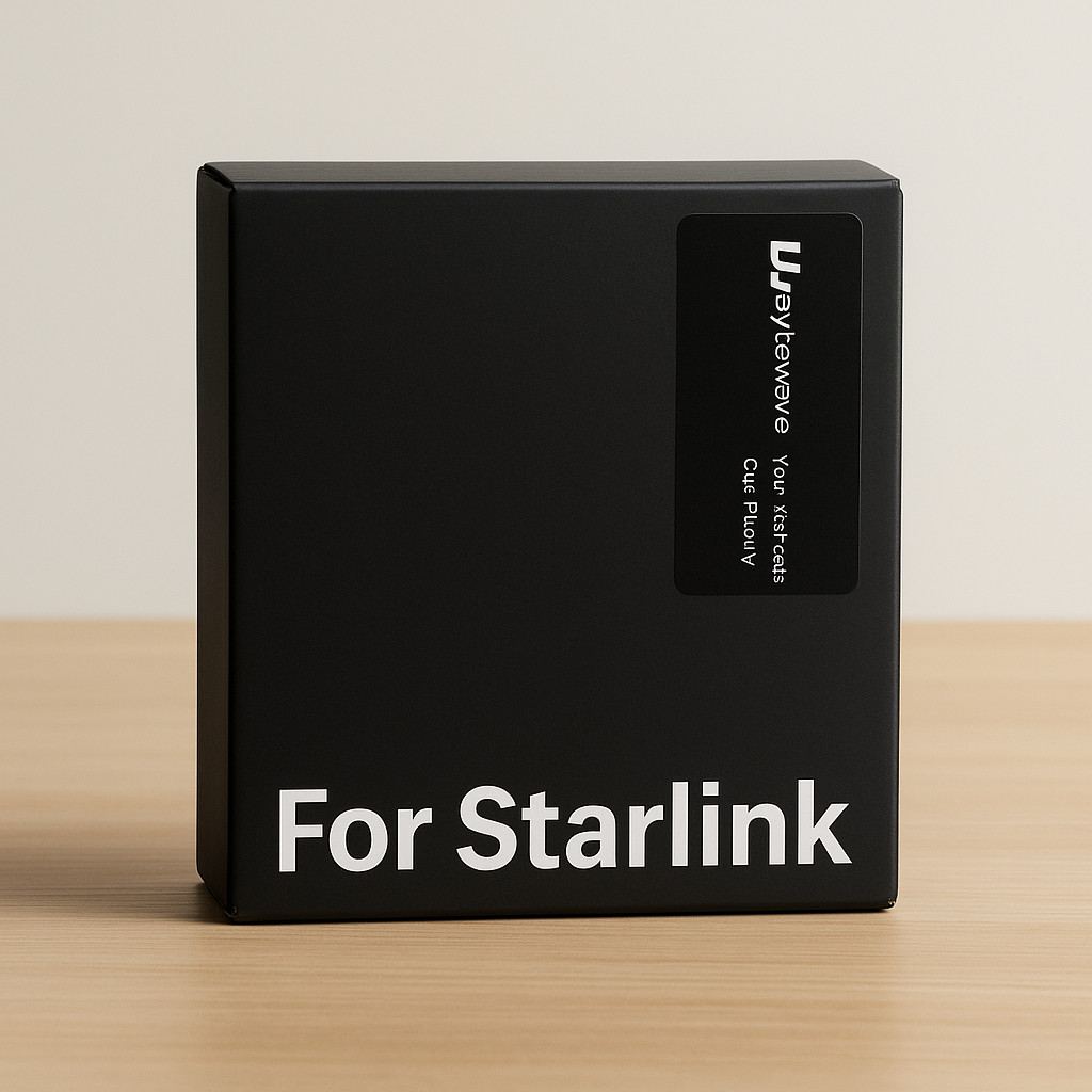 Bytewave for Starlink Aftermarket Mini Router Ethernet Adapter Accessory Black B