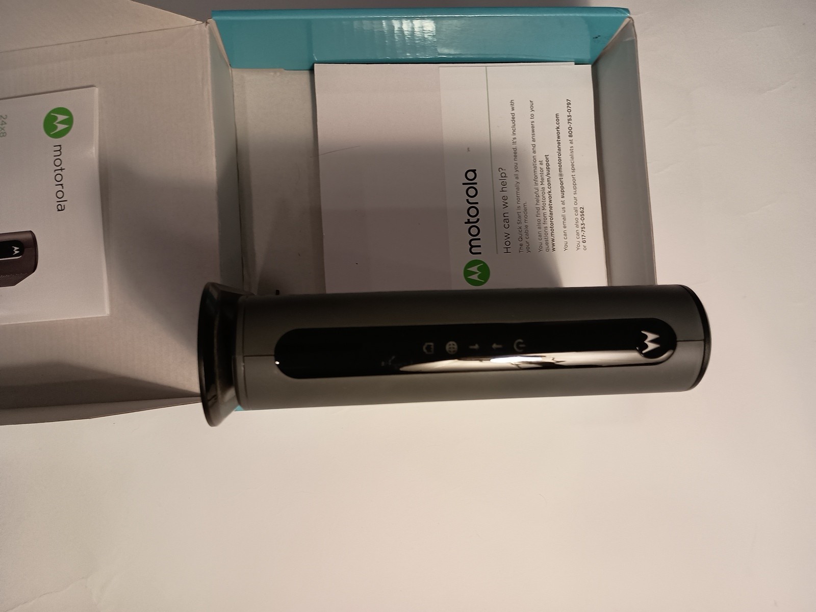 Motorola Cable Modem 24×8 Model MB7621 DOCSSIS 3.0, 1,000+Mbps, Working