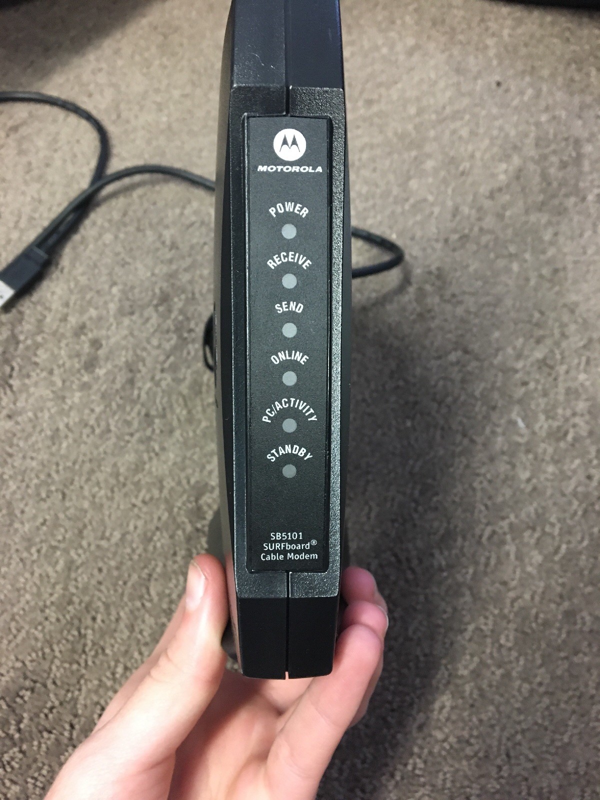 Motorola SURFboard SB5101 (SB515290-087-00) 38 Mbps Modem
