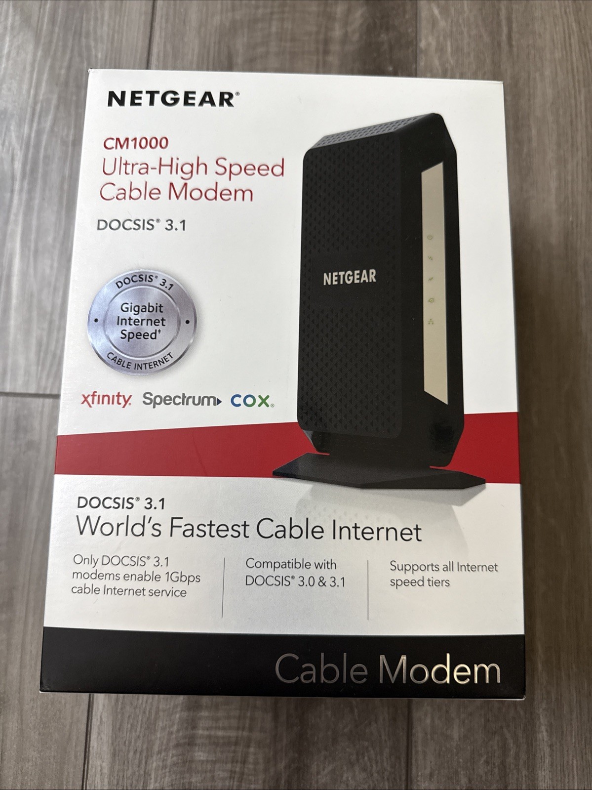 NETGEAR CM1000 DOCSIS 1000Mbps Cable Modem (CM1000-1AZNAS)