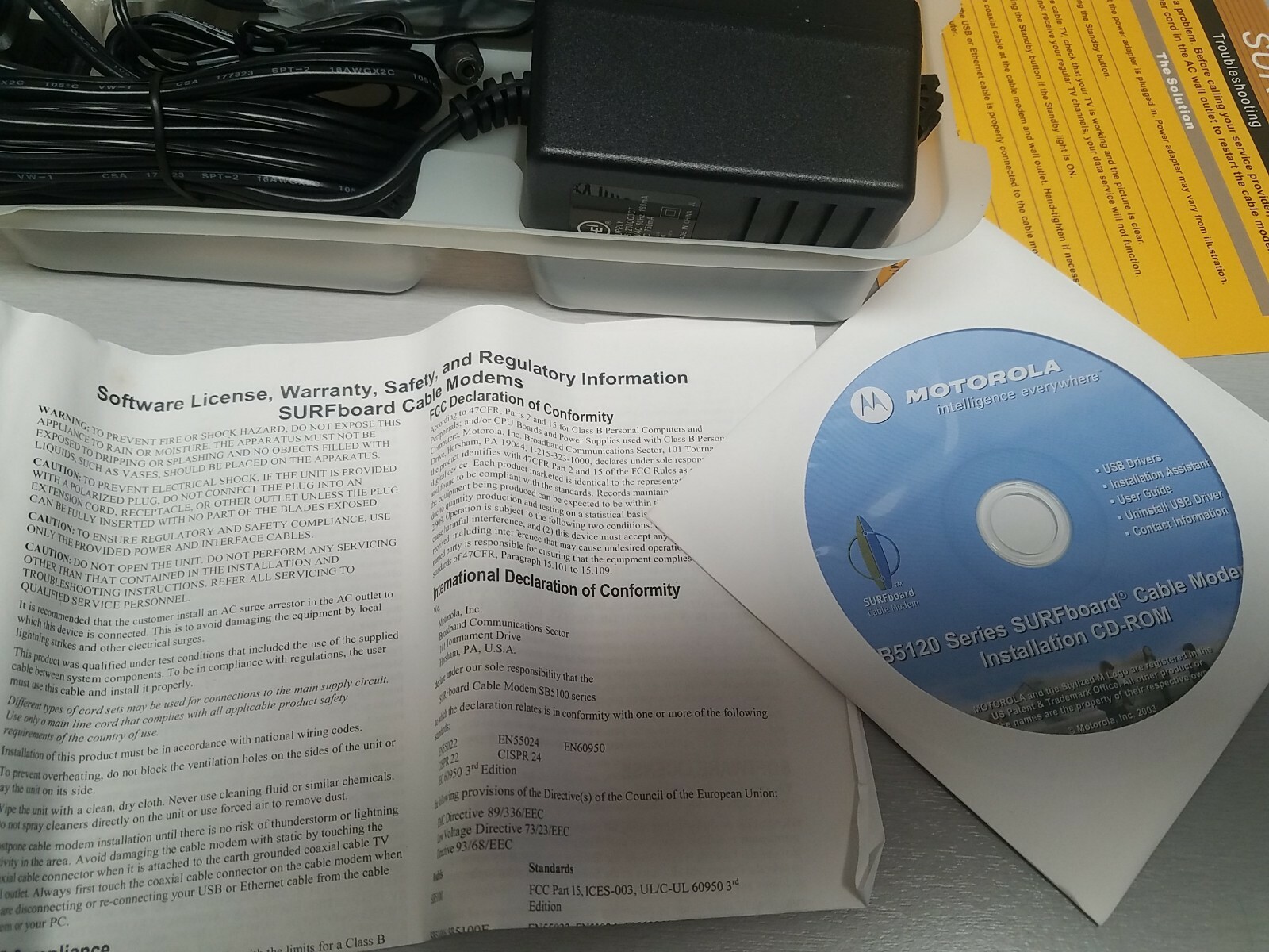 Motorola SURFboard SB5120 (505788-006-00) 38.91 Mbps
