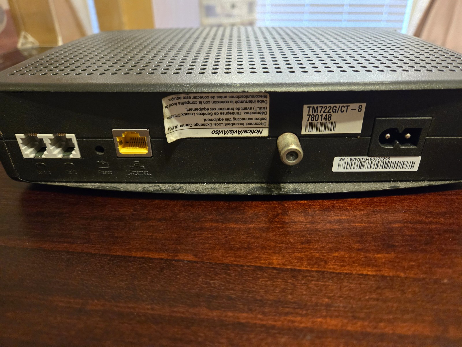 [UNTESTED] Arris TM722G/CT Modem