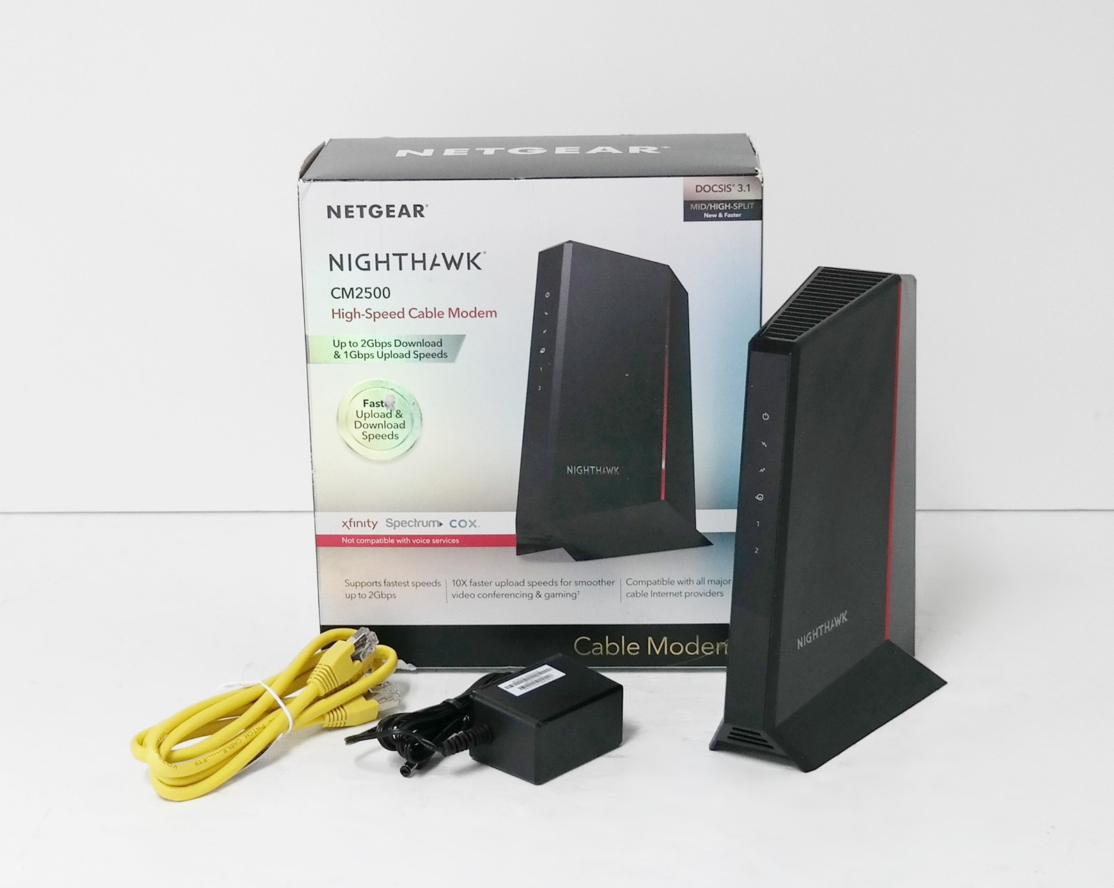 NETGEAR Nighthawk CM2500 DOCSIS 3.1 Cable Modem