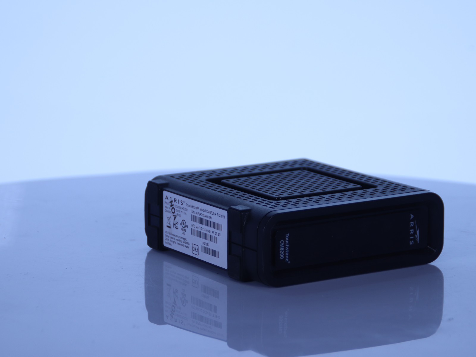 Arris Touchstone CM8200A DOCSIS 3.1 Ultra Fast Cable Modem – NO AC Adapter