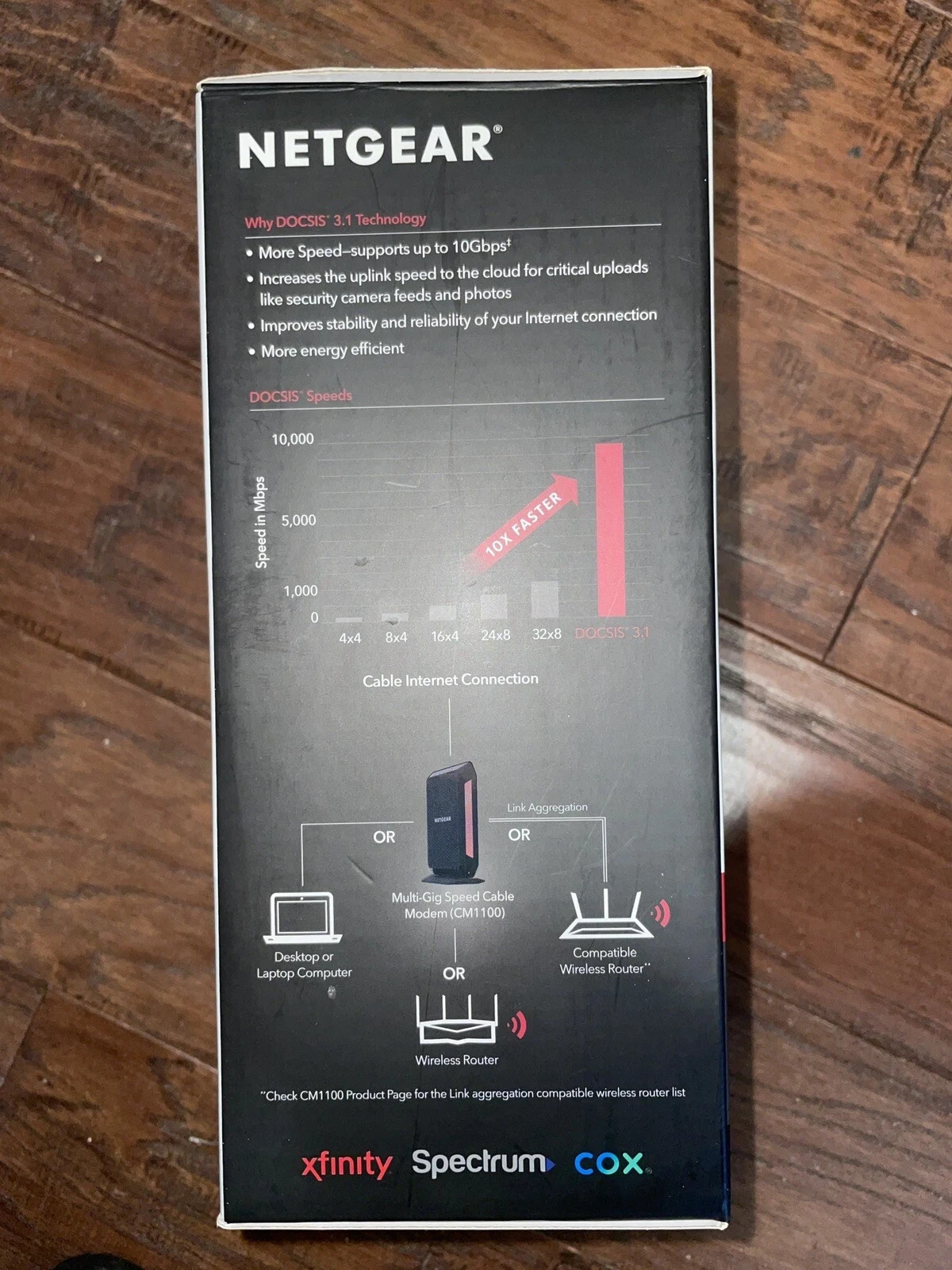 **NEW STILL SEALED IN PLASTIC – NETGEAR Nighthawk CM1100 Cable Modem**