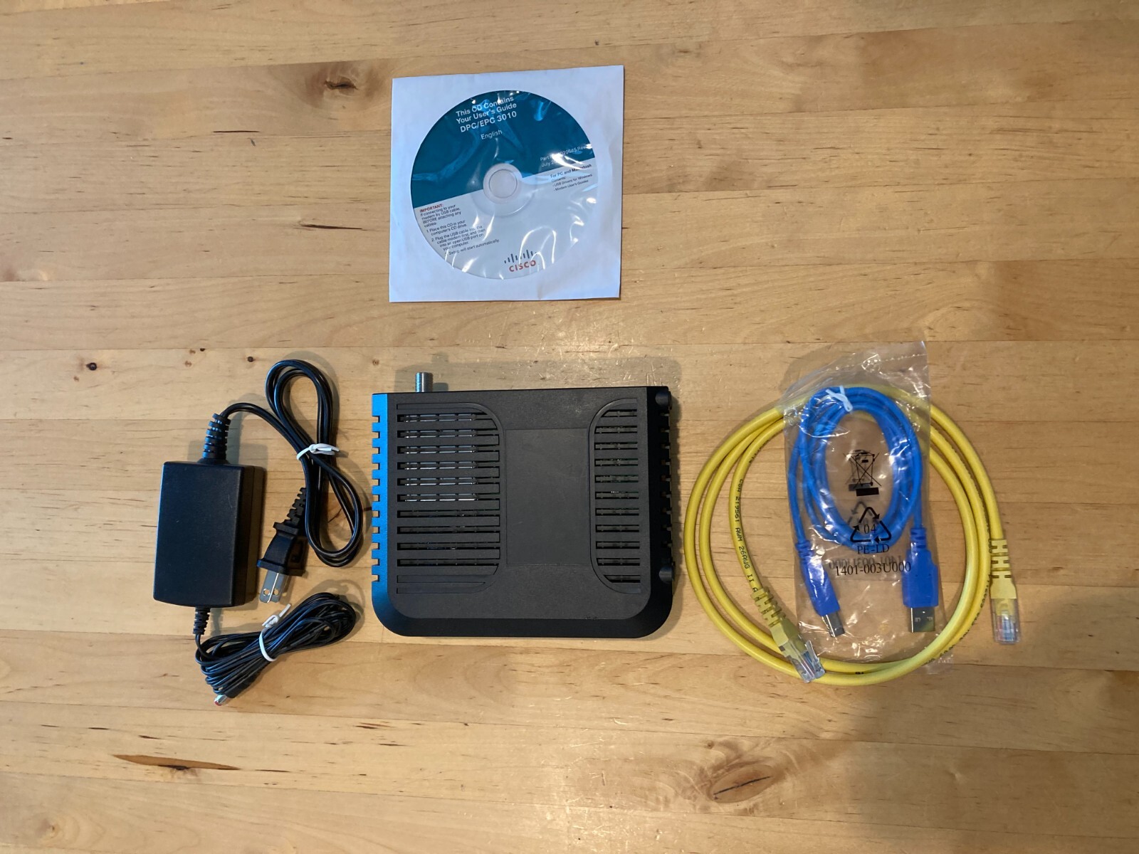 Cisco DPC3010 (4027668) Modem With Cord Ethernet And USB Ports