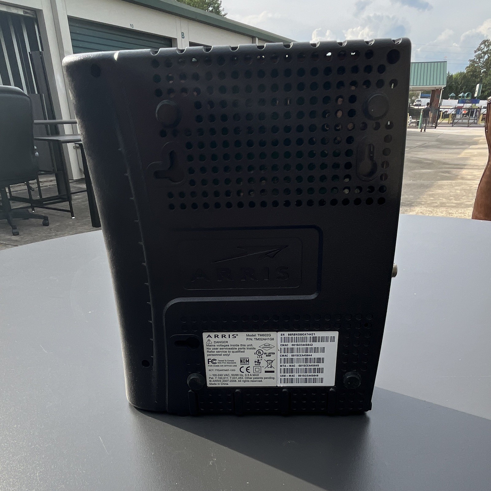 ARRIS TM402G DOCSIS 3.0 Cable Modem with VoIP for Comcast, Black 340Mbps