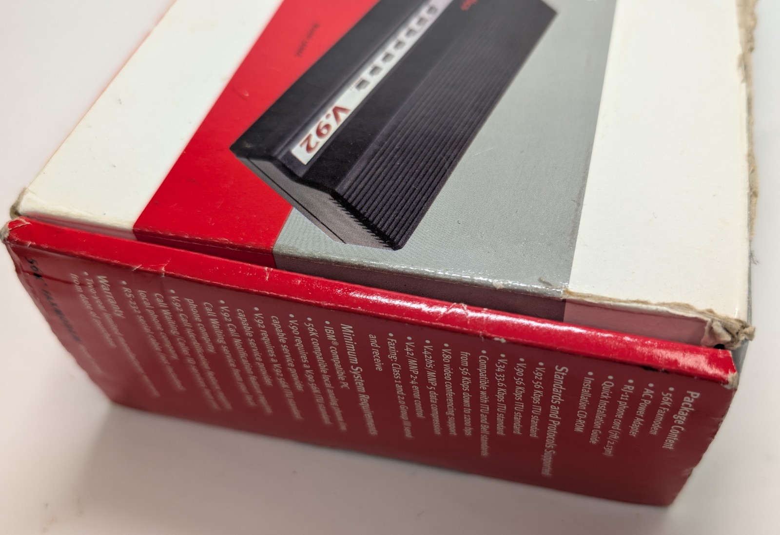 US Robotics 5686G 56K External Fax Modem V.92 Open Box