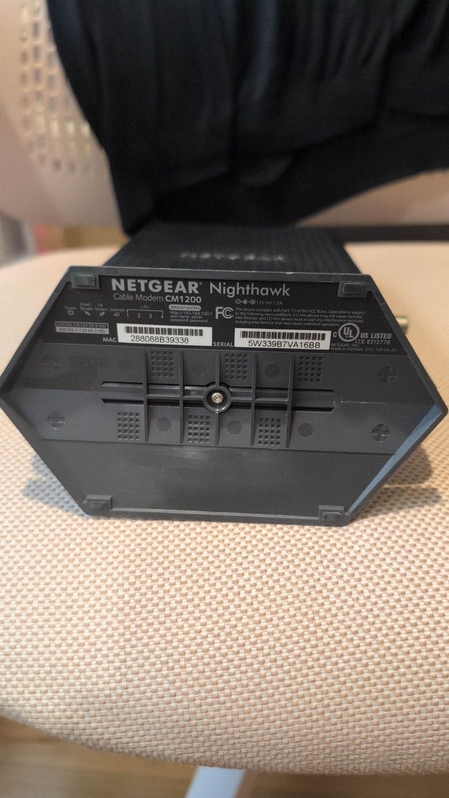 NETGEAR Nighthawk CM1200 DOCSIS 3.1 Multi-Gig Cable Modem