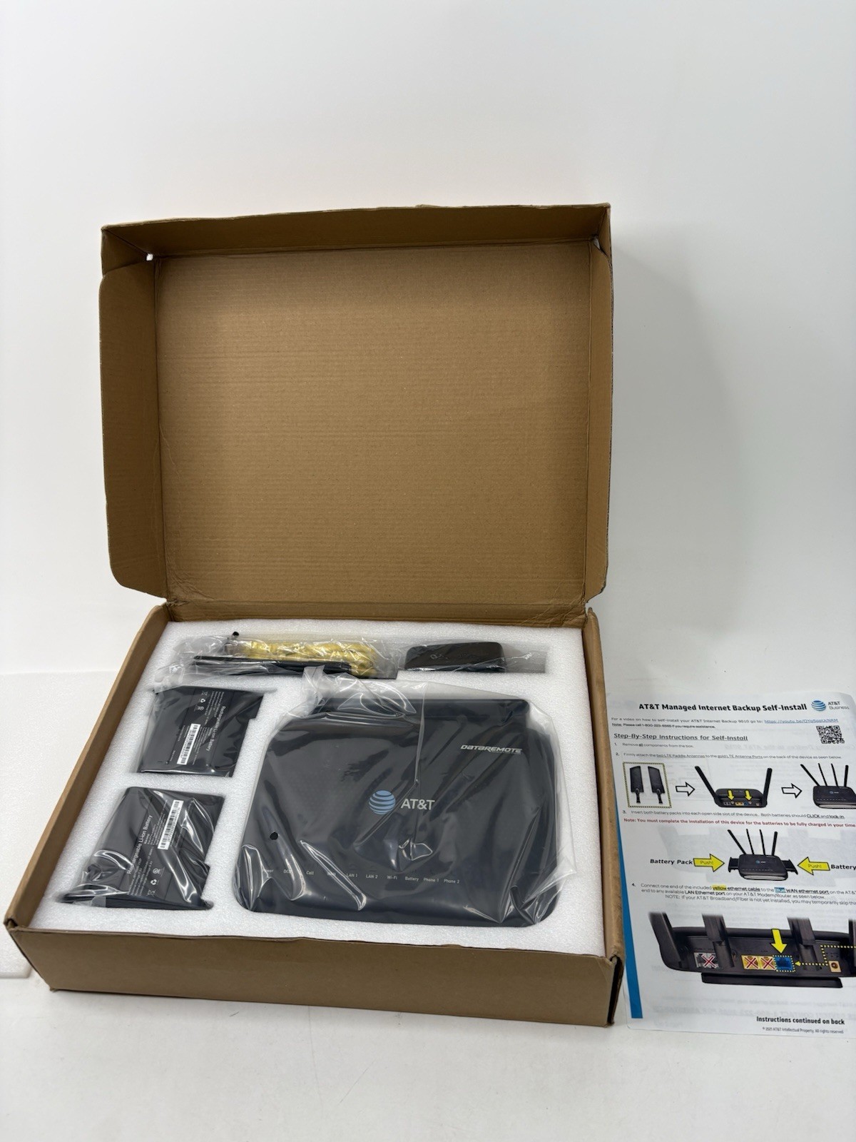 AT&T | DataRemote Cellular LTE Data Over Wireless Wi-Fi Router | CDS-9010 – New