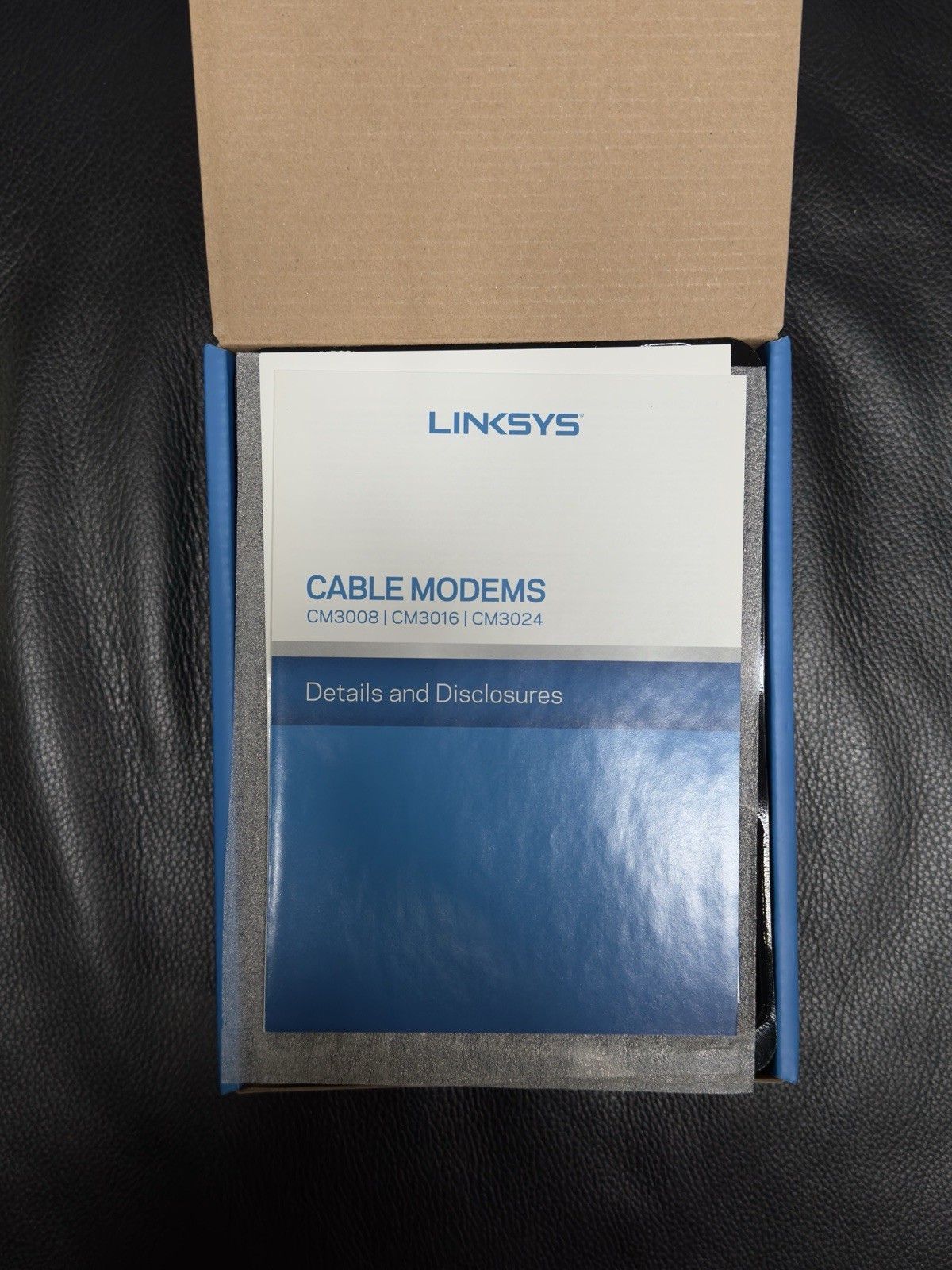 Broadband internet modem – Linksys DOCSIS 3.0 CM3008 Cable Modem