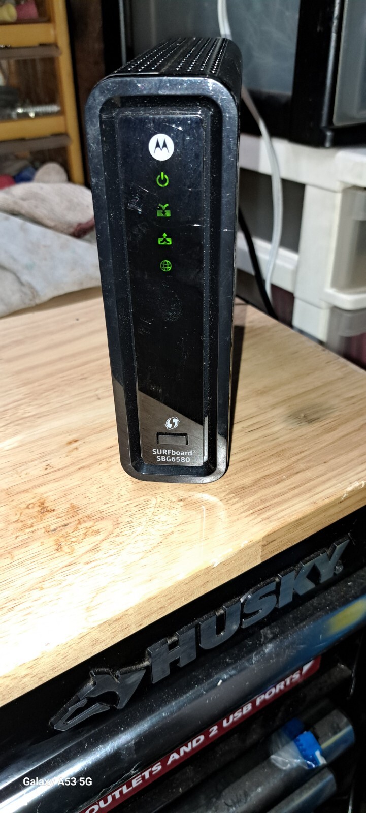 Cable Modem Router Motorola SBG6580 Wireless Internet WiFi Comcast Xfinity