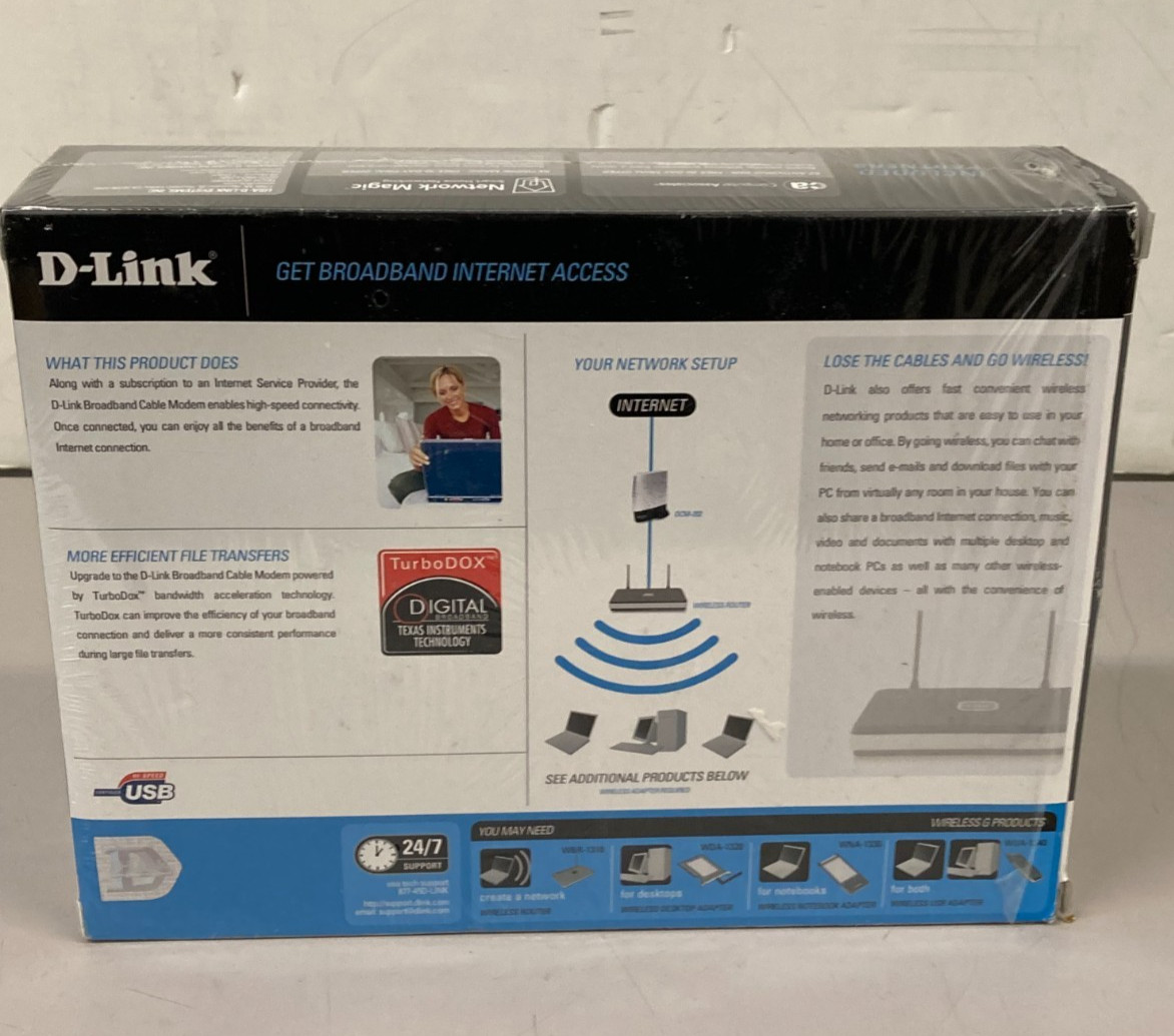 D-Link DCM-202 Broadband Modem (WMM83060)