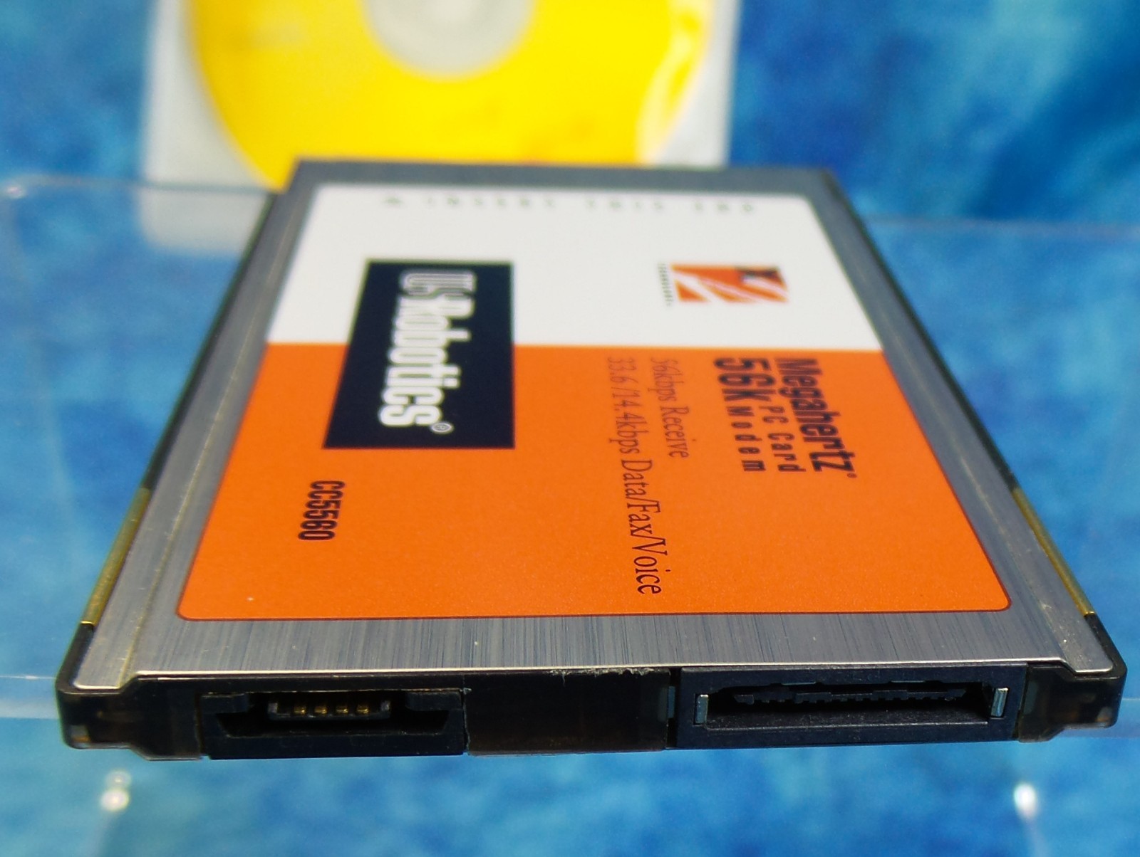 USRobotics 56k Megahertz PC Card Modem CC5560 Data/FAX/Voice w/modem cord
