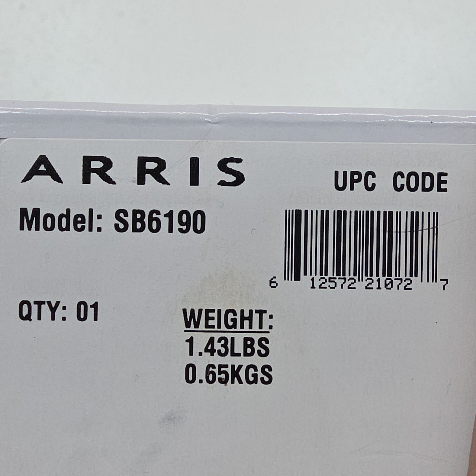 ARRIS SURFboard SB6190 DOCSIS 3.0 32 x 8 Gigabit Cable Modem 1 Gbps