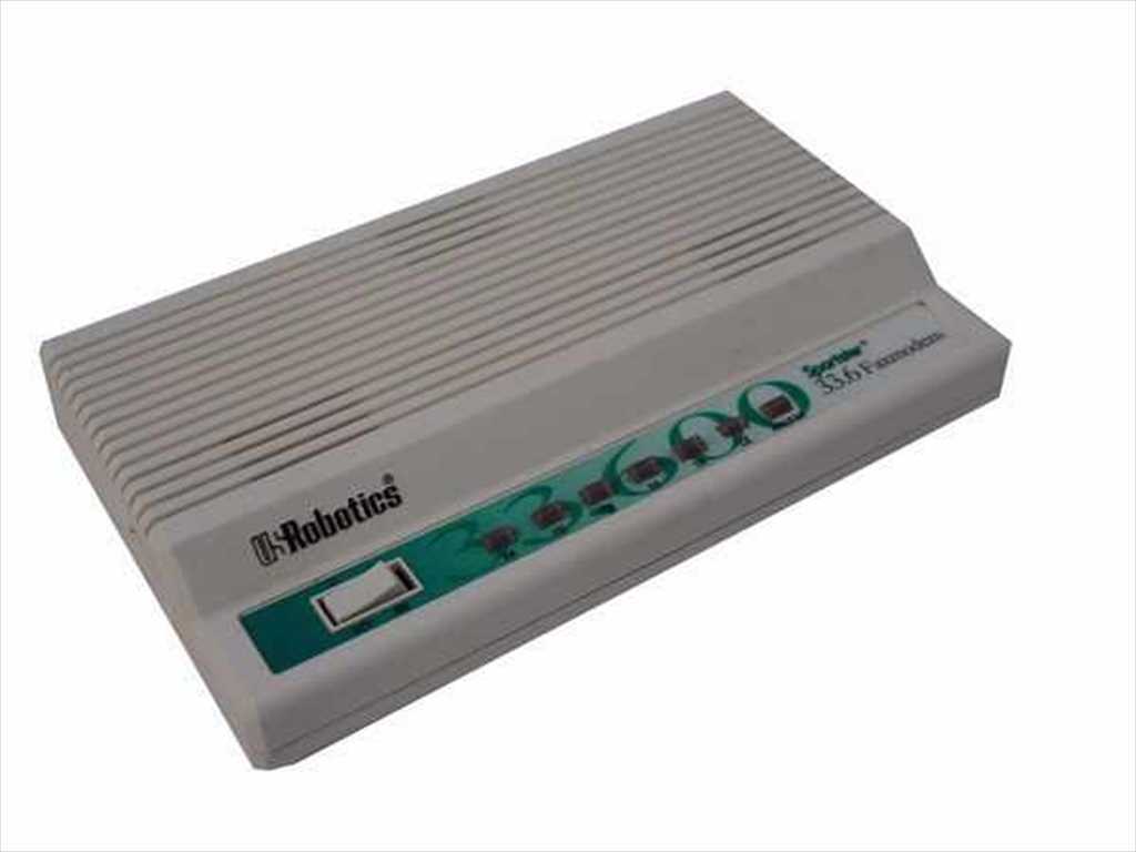 US Robotics 33.6K Sportster External FaxModem – No AC Adapter