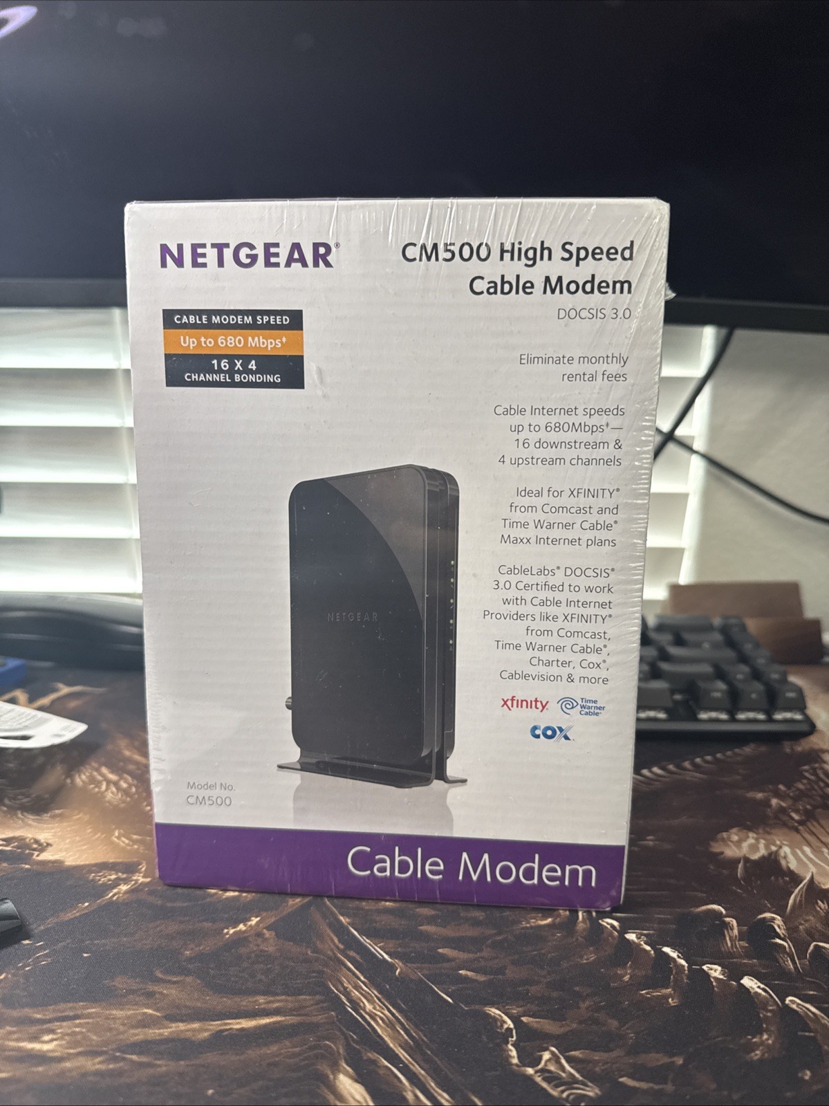 NETGEAR CM500-1AZNAS DOCSIS 3.0 Cable Modem
